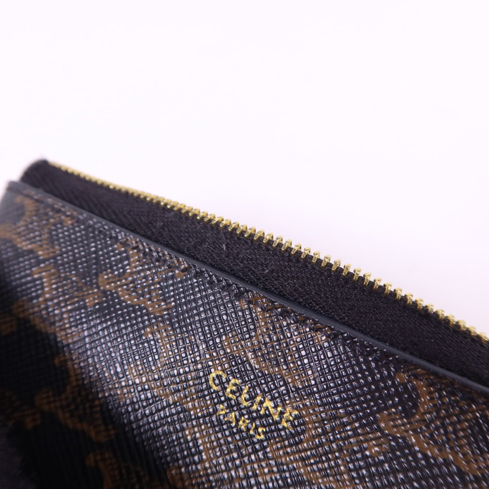 CELINE 塗層帆布Card Case金扣卡片套