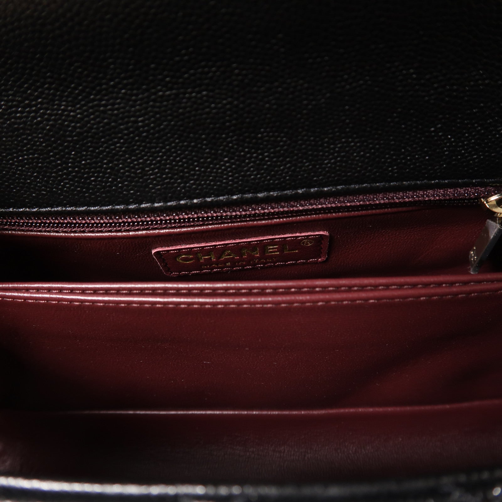 CHANEL 牛皮皮革Coco Handle Small金扣手挽肩背兩用袋