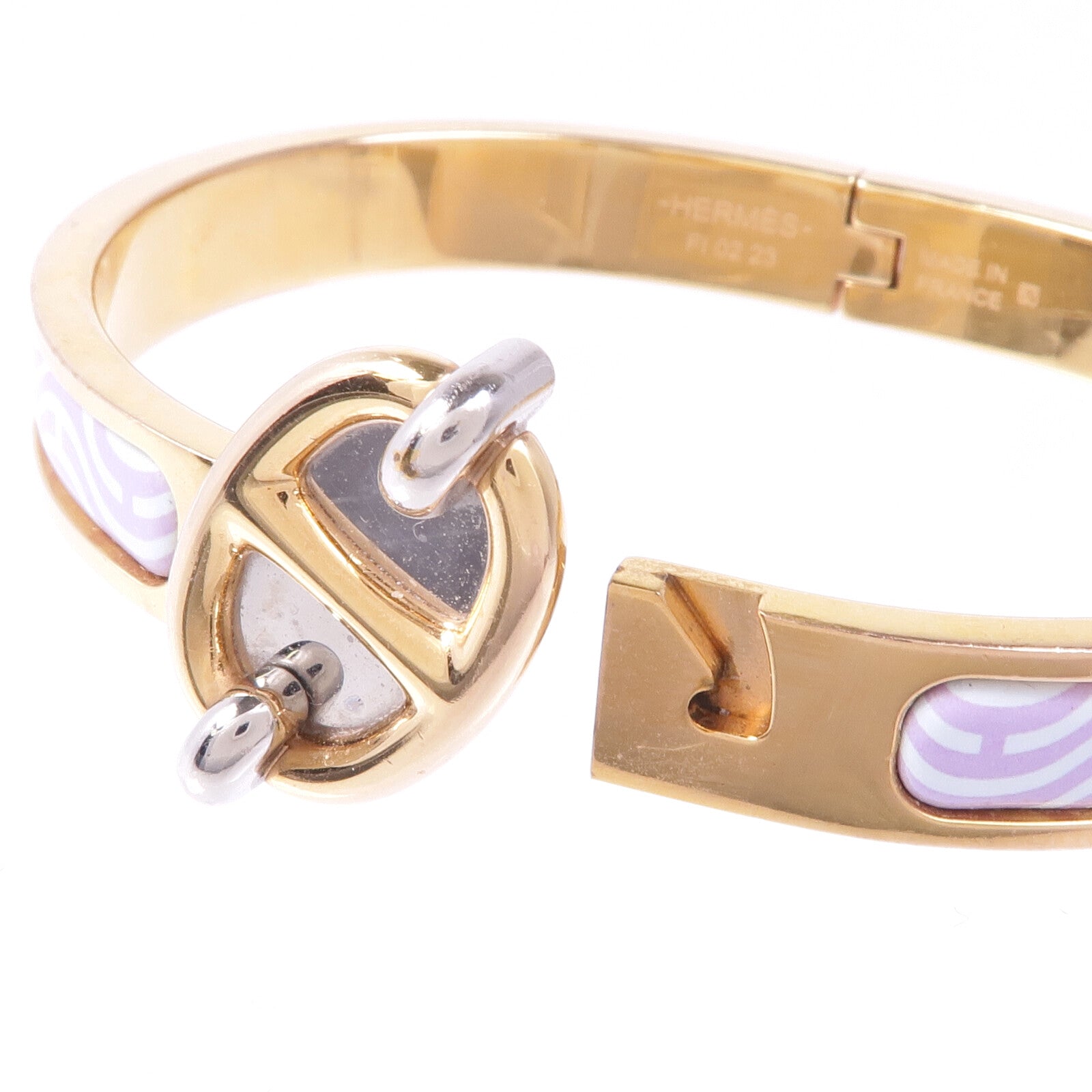 HERMES 金屬/琺瑯Mini Clic Chaine d'Ancre Bracelet手鐲