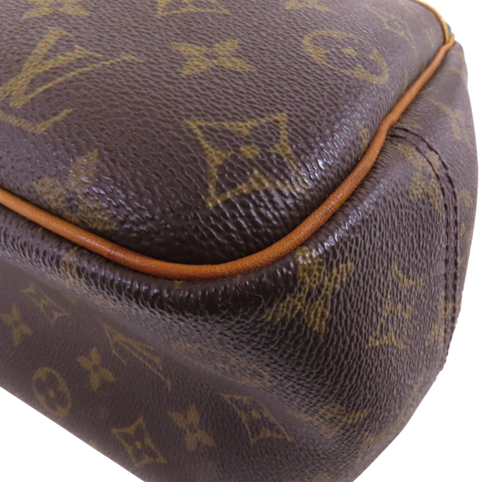 LOUIS VUITTON Monogram Deauville金扣手挽袋