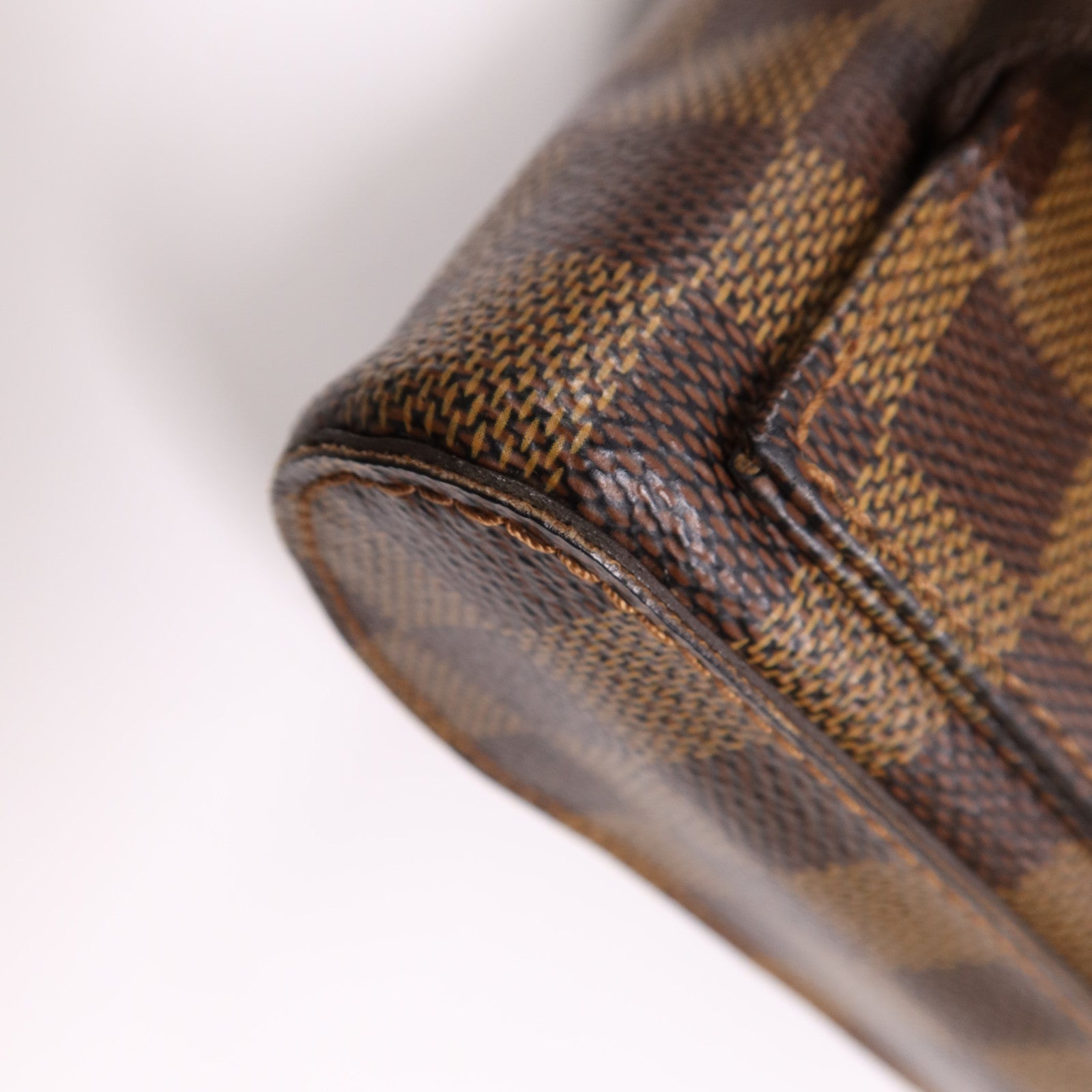 LOUIS VUITTON Damier Ebene Geronimos金扣腰包