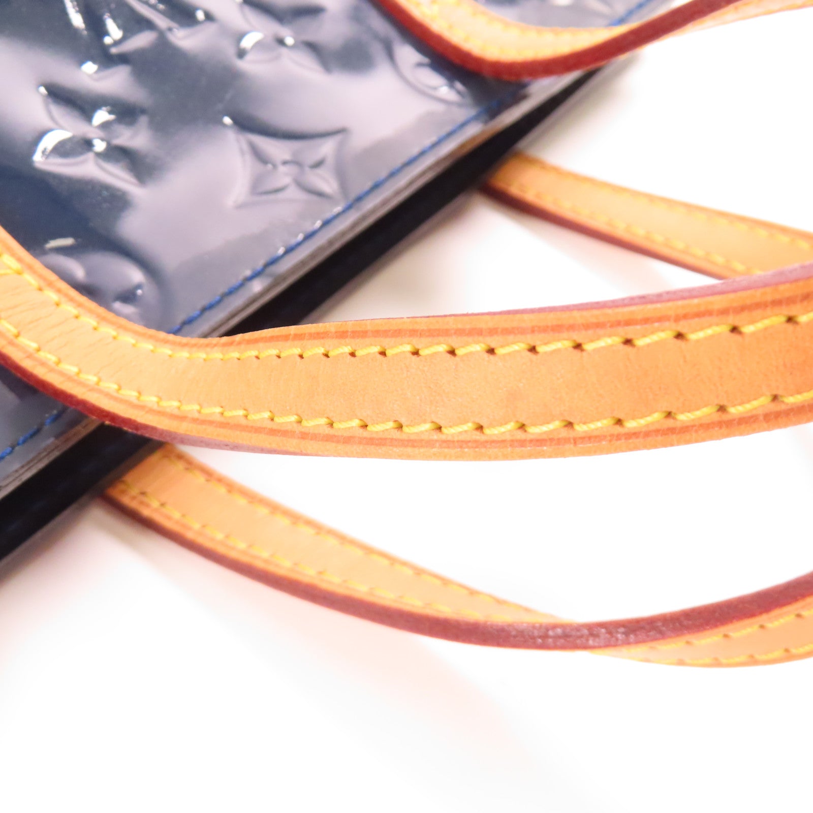 LOUIS VUITTON LV GHW Catalina BB Tote Bag Monogram Vernis M90051 Blue