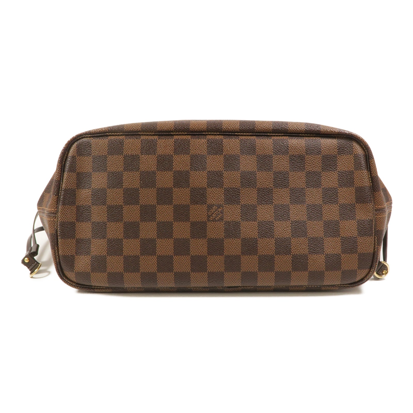 LOUIS VUITTON Damier Neverfull MM金扣手挽袋/肩背袋