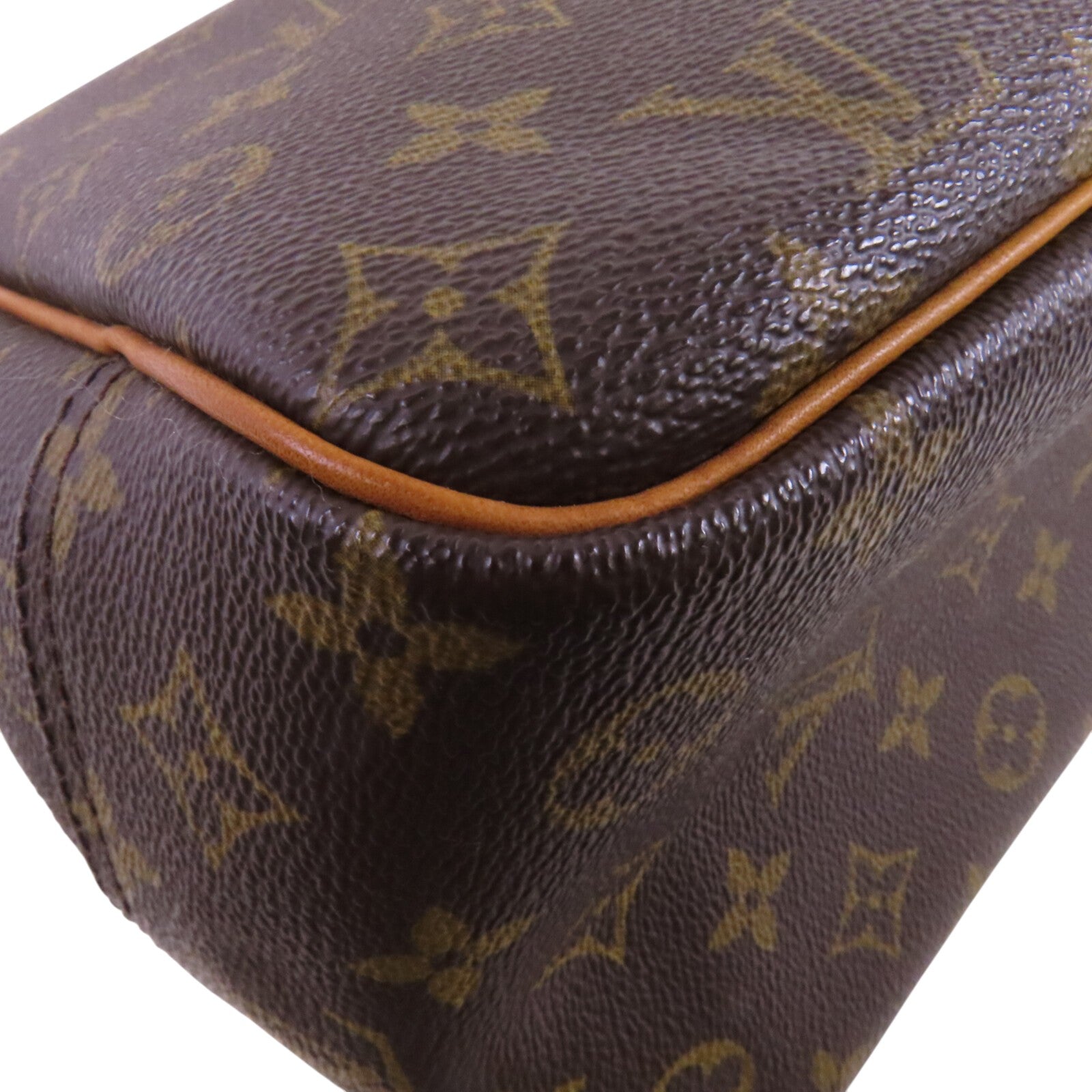 LOUIS VUITTON Monogram Deauville金扣手挽袋
