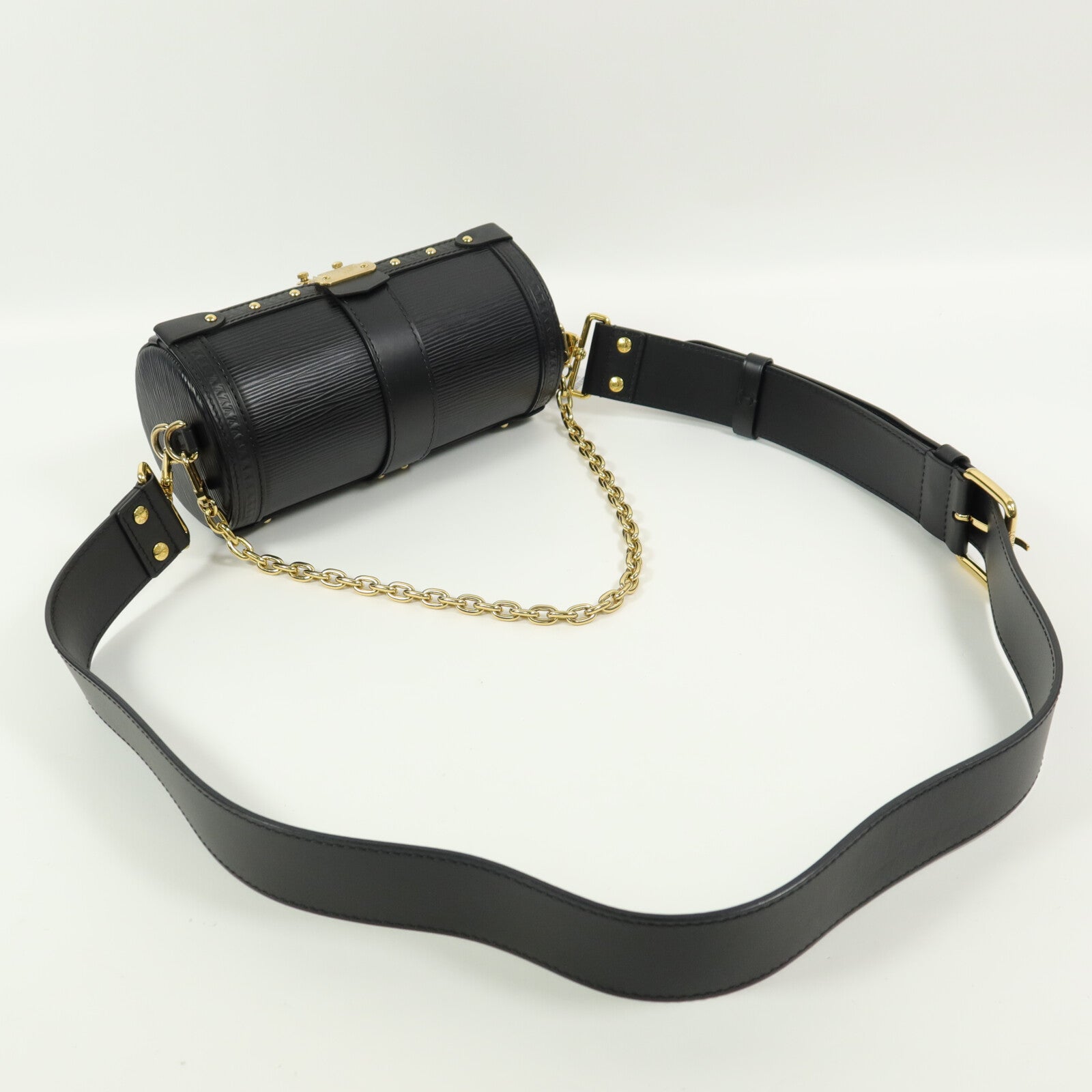 LOUIS VUITTON Epi Papillon Trunk手挽肩背兩用袋