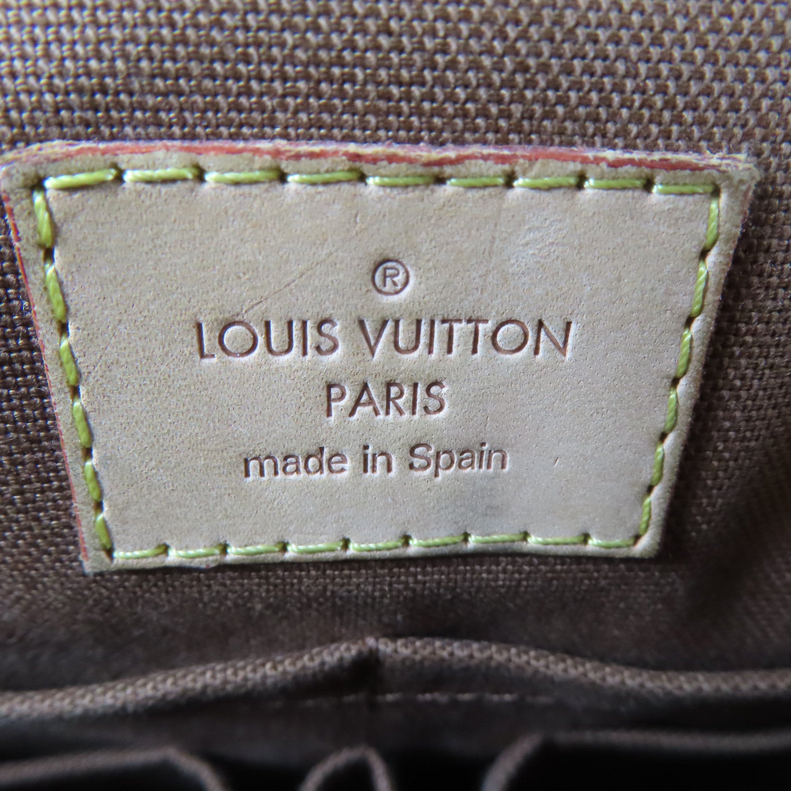 LOUIS VUITTON Monogram Valmy MM金扣肩背袋啡色