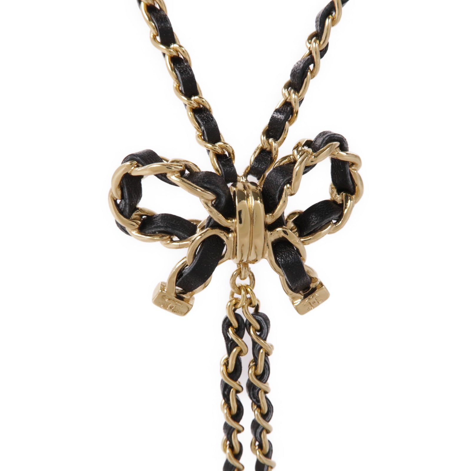 CHANEL 皮革/金屬Necklace項鍊