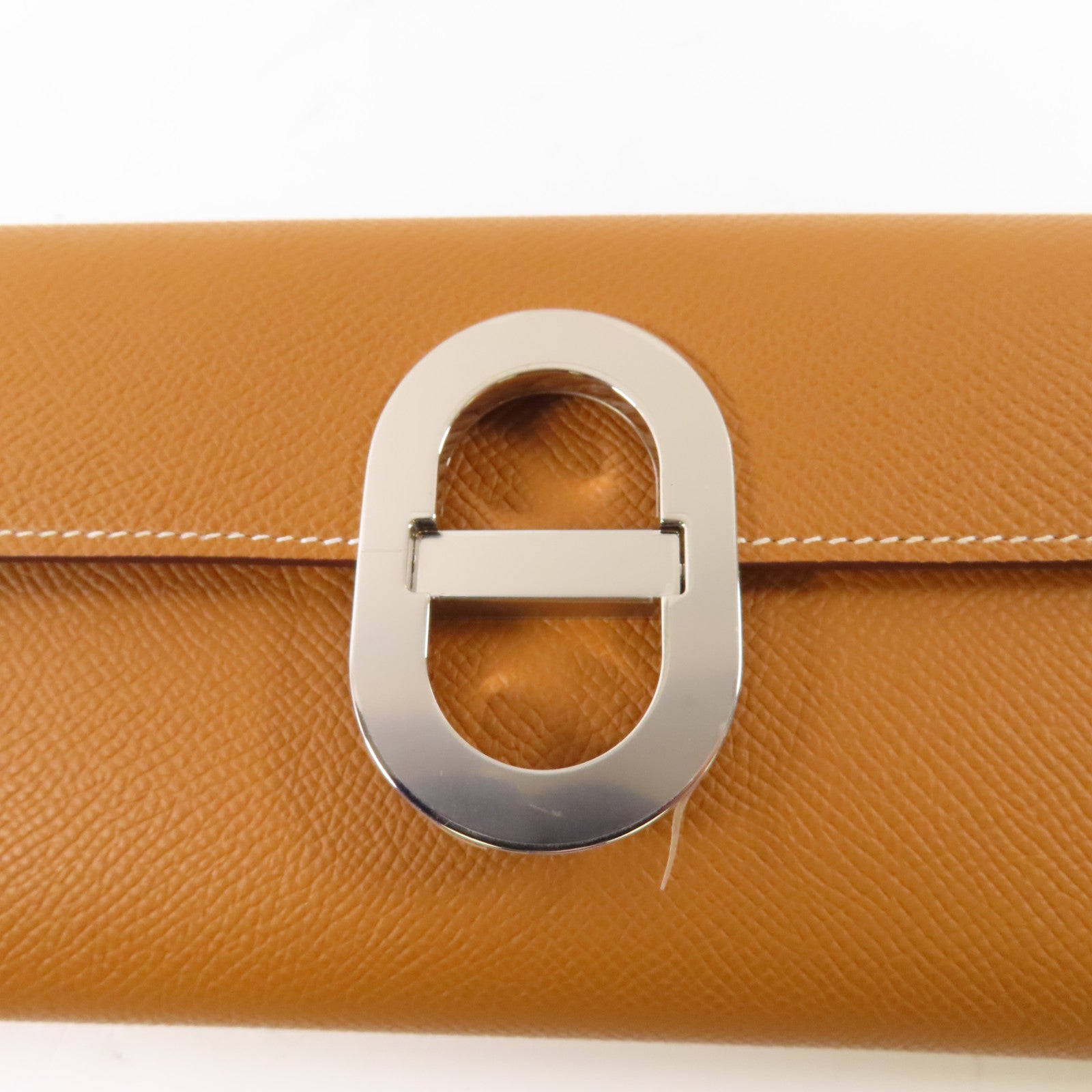 HERMES 【激減優惠】Epsom皮革Chaine d'Ancre To Go銀扣肩背袋Gold