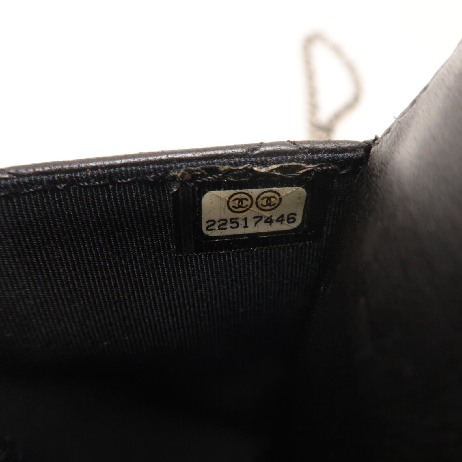 CHANEL 羊皮皮革Wallet On Chain鏈帶肩背袋