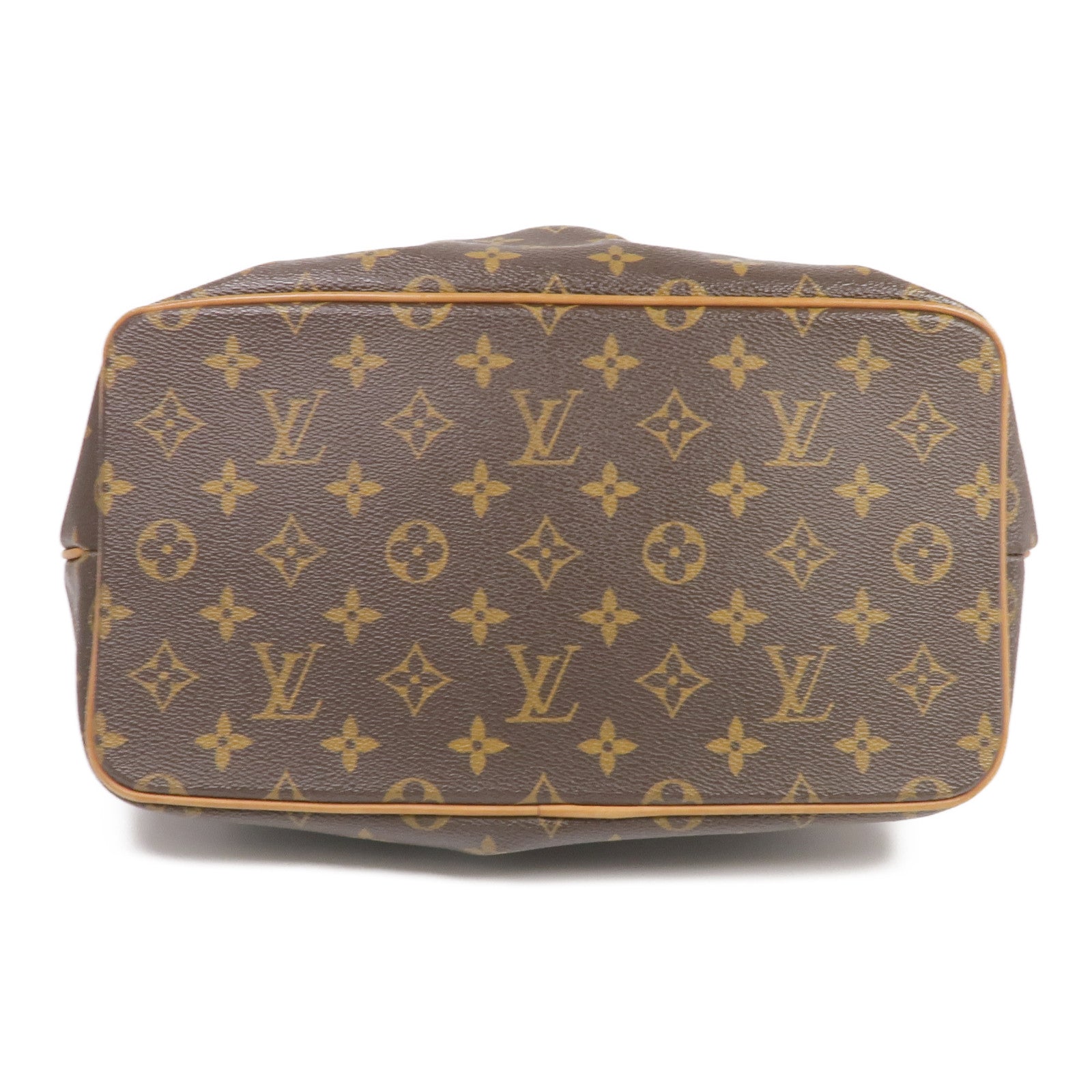 LOUIS VUITTON Monogram Palermo PM金扣手挽肩背兩用袋棕色