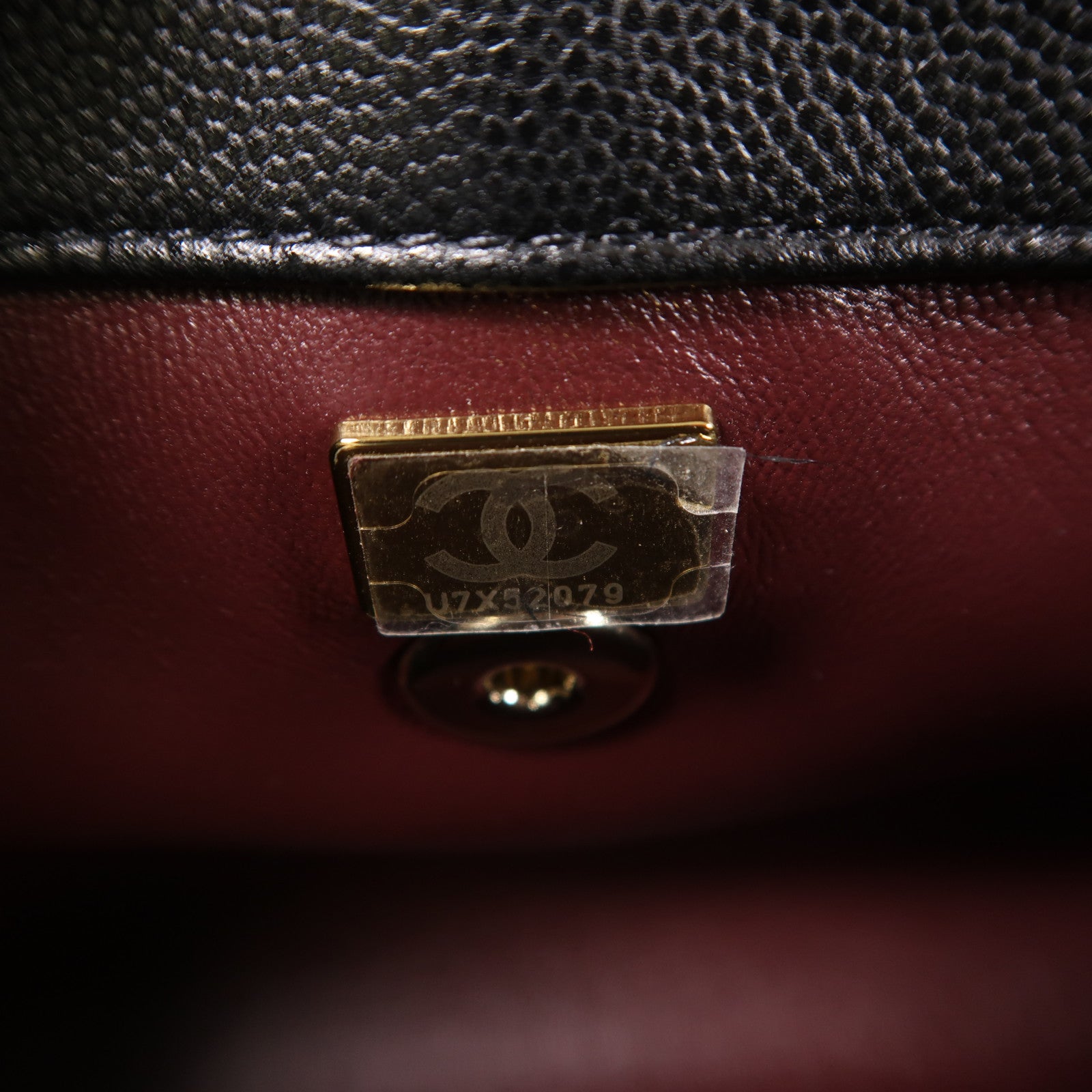 CHANEL 牛皮皮革Coco Handle Small金扣手挽肩背兩用袋