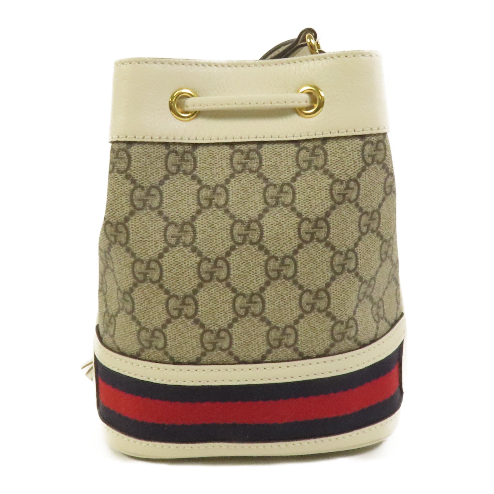 GUCCI 塗層帆布Ophidia Mini Bucket肩背袋