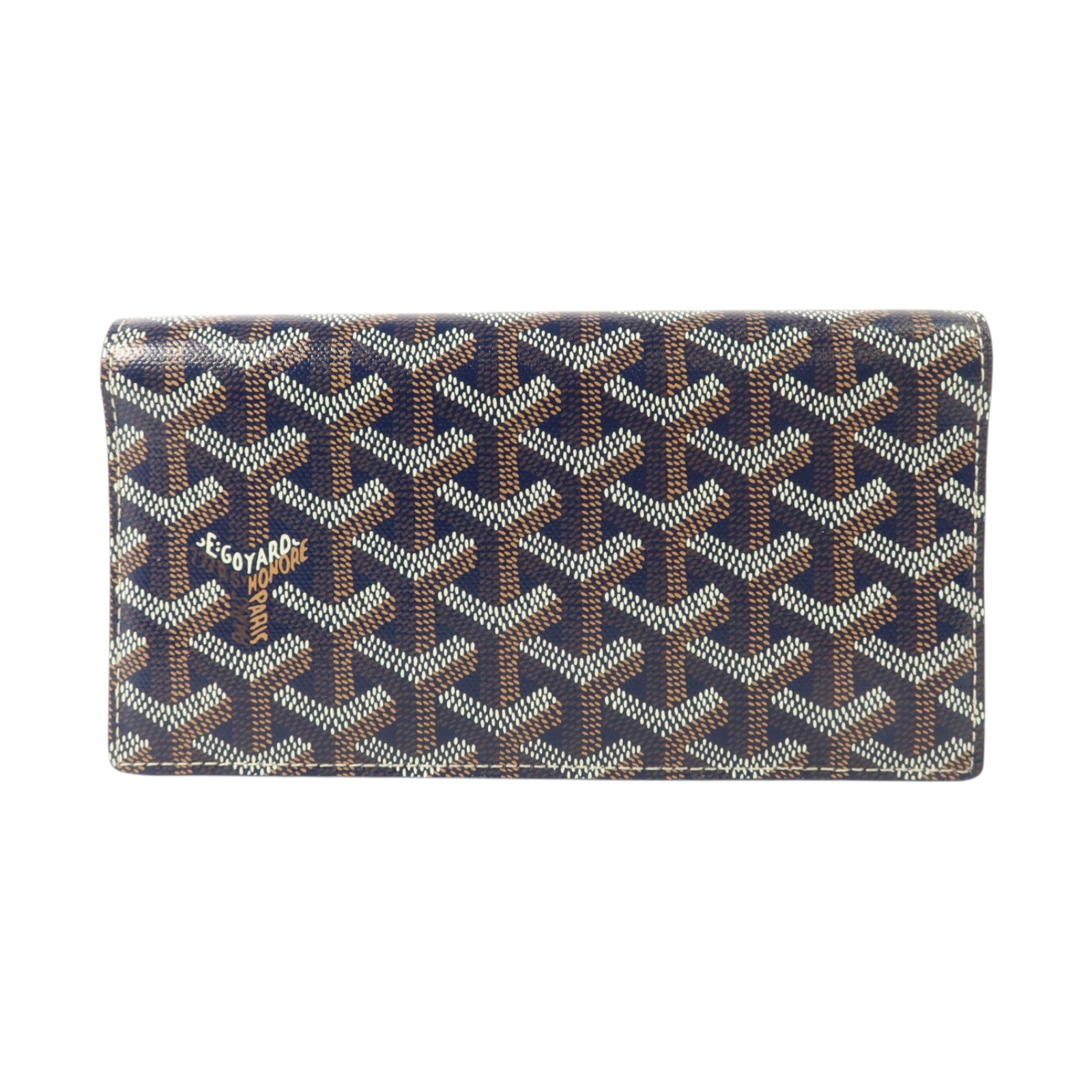 GOYARD 塗層帆布Richelieu Wallet銀扣長錢包