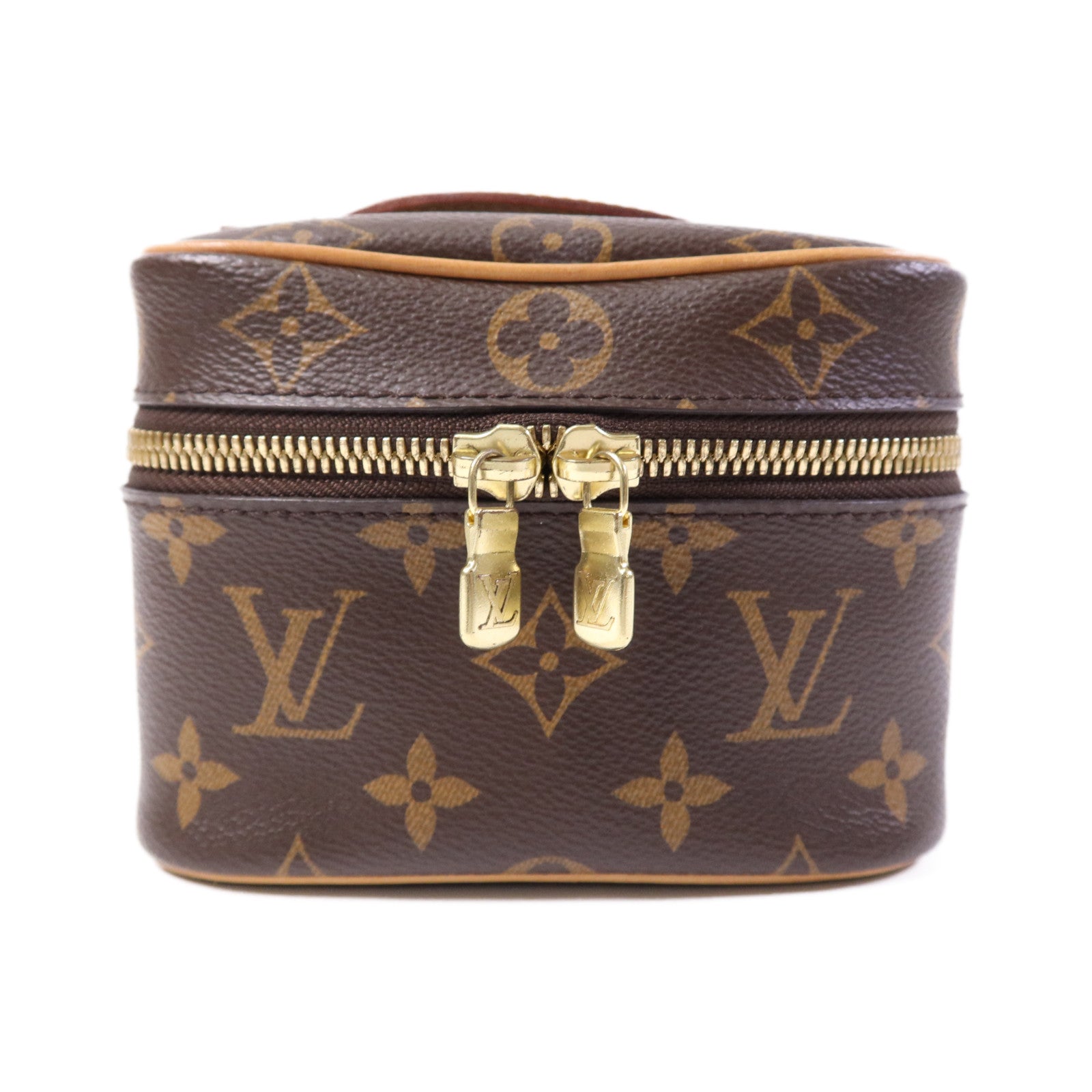 LOUIS VUITTON Monogram Nice Nano金扣化妝袋