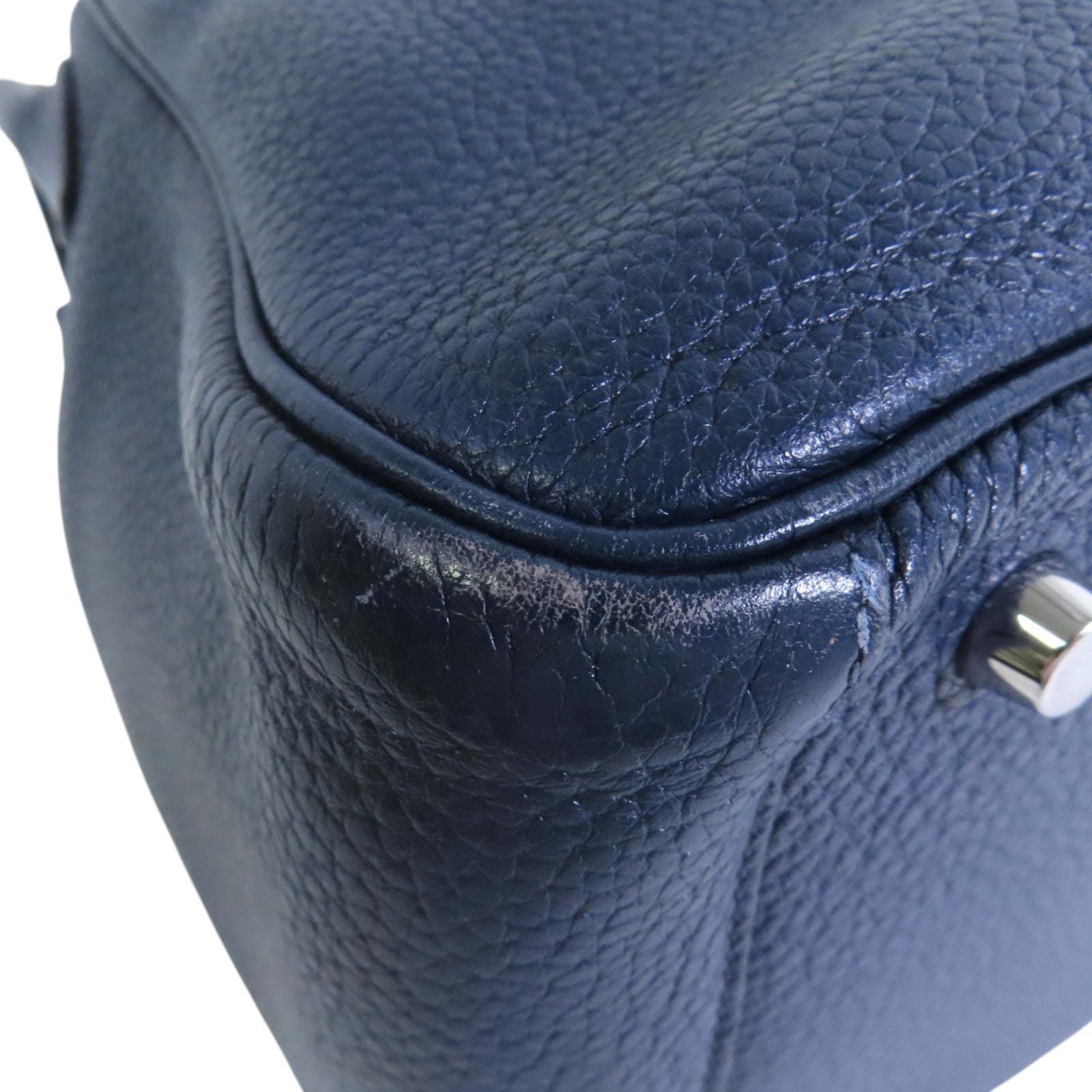 HERMES Togo皮革Lindy 30銀扣肩背袋