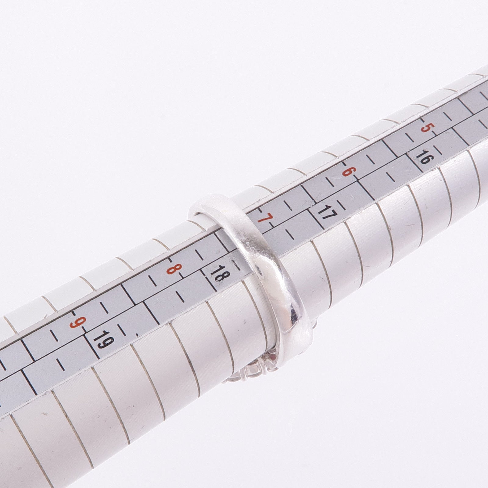 JEWELRY 【激減優惠】18K白金Ruby Diamond Ring紅寶石/鑽石戒指US#7.25