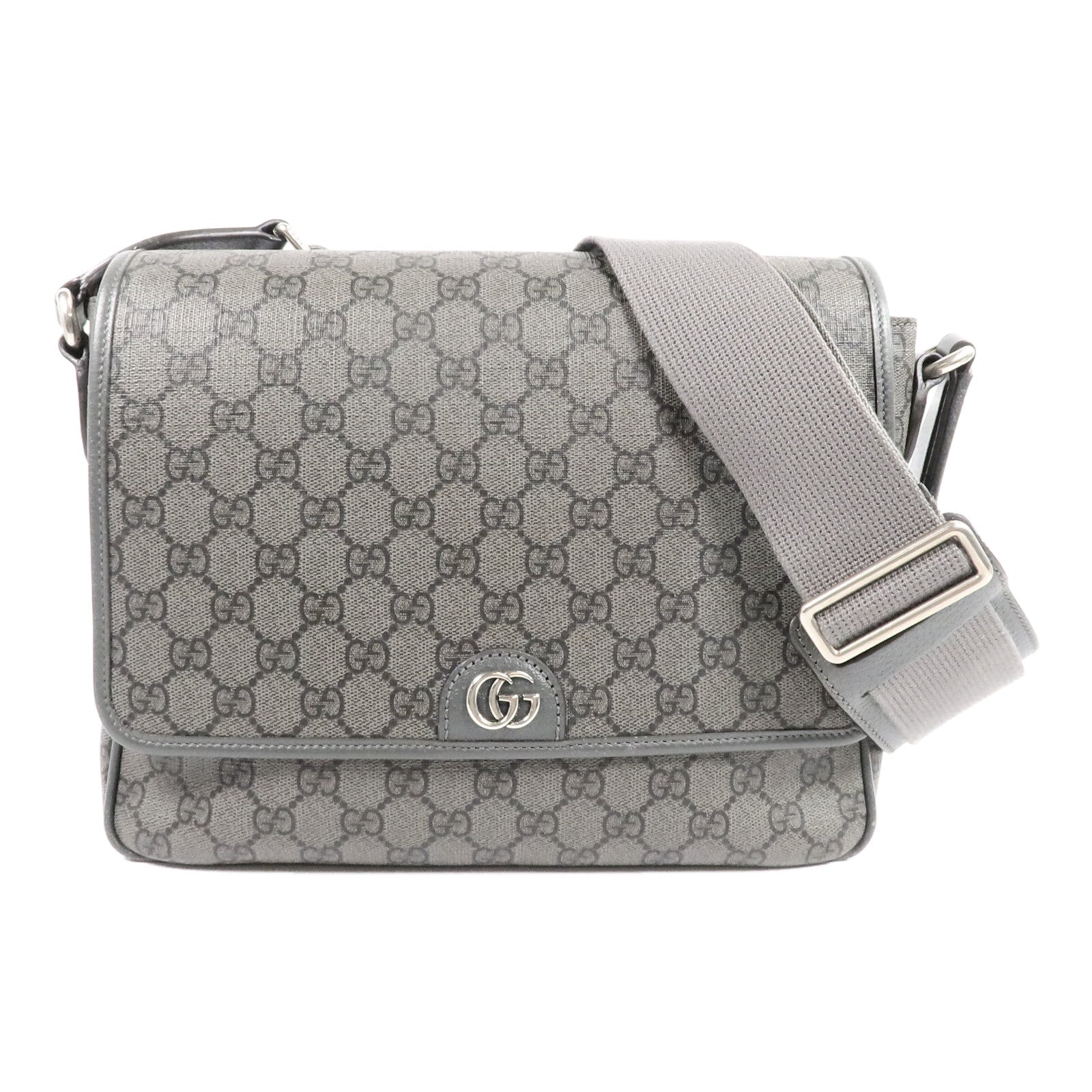 GUCCI 塗層帆布Ophidia Messenger肩背袋