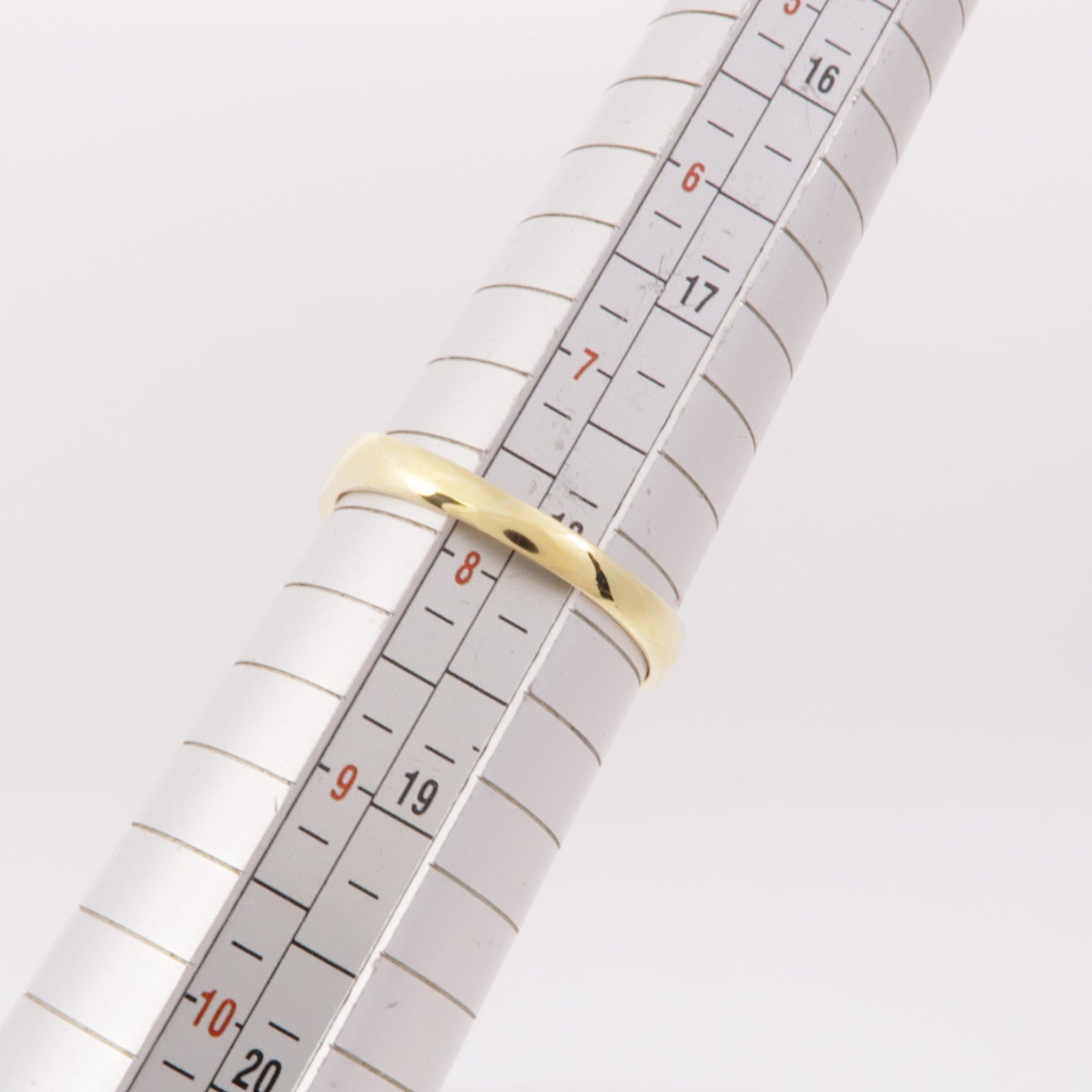 JEWELRY 【激減優惠】18K黃金Ruby Diamond Ring紅寶石/鑽石戒指US#7.75