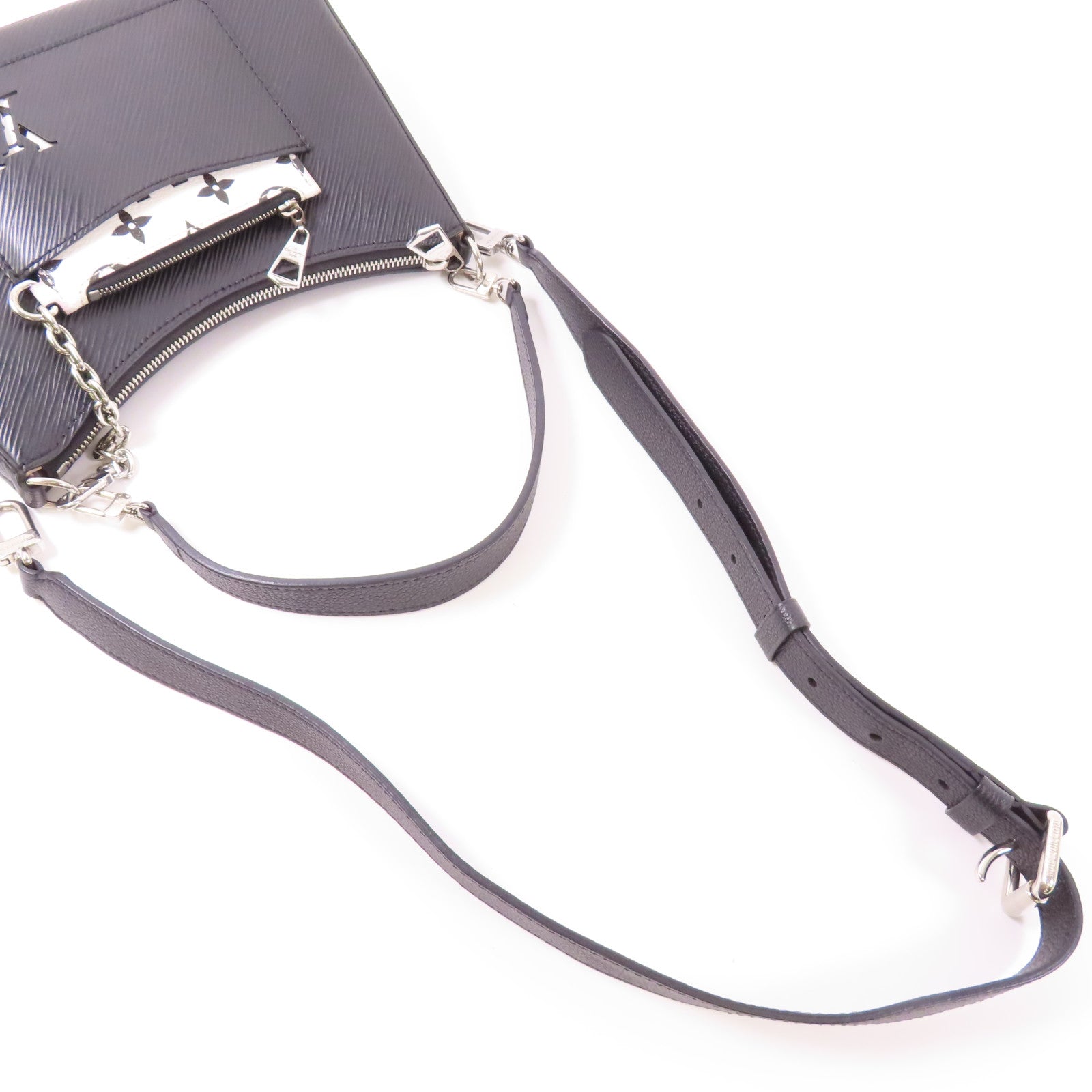 LOUIS VUITTON Epi Marelle銀扣手挽肩背兩用袋