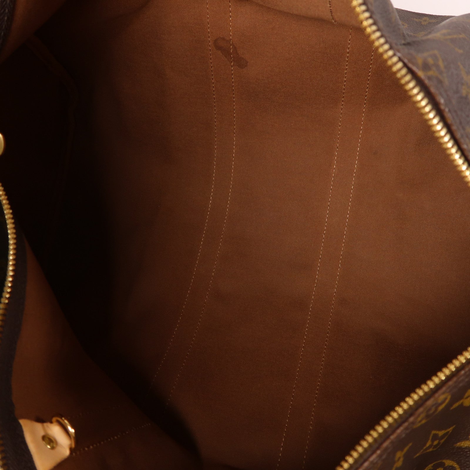 LOUIS VUITTON Monogram Keepall Bandouliere 45金扣手挽肩背兩用袋啡色