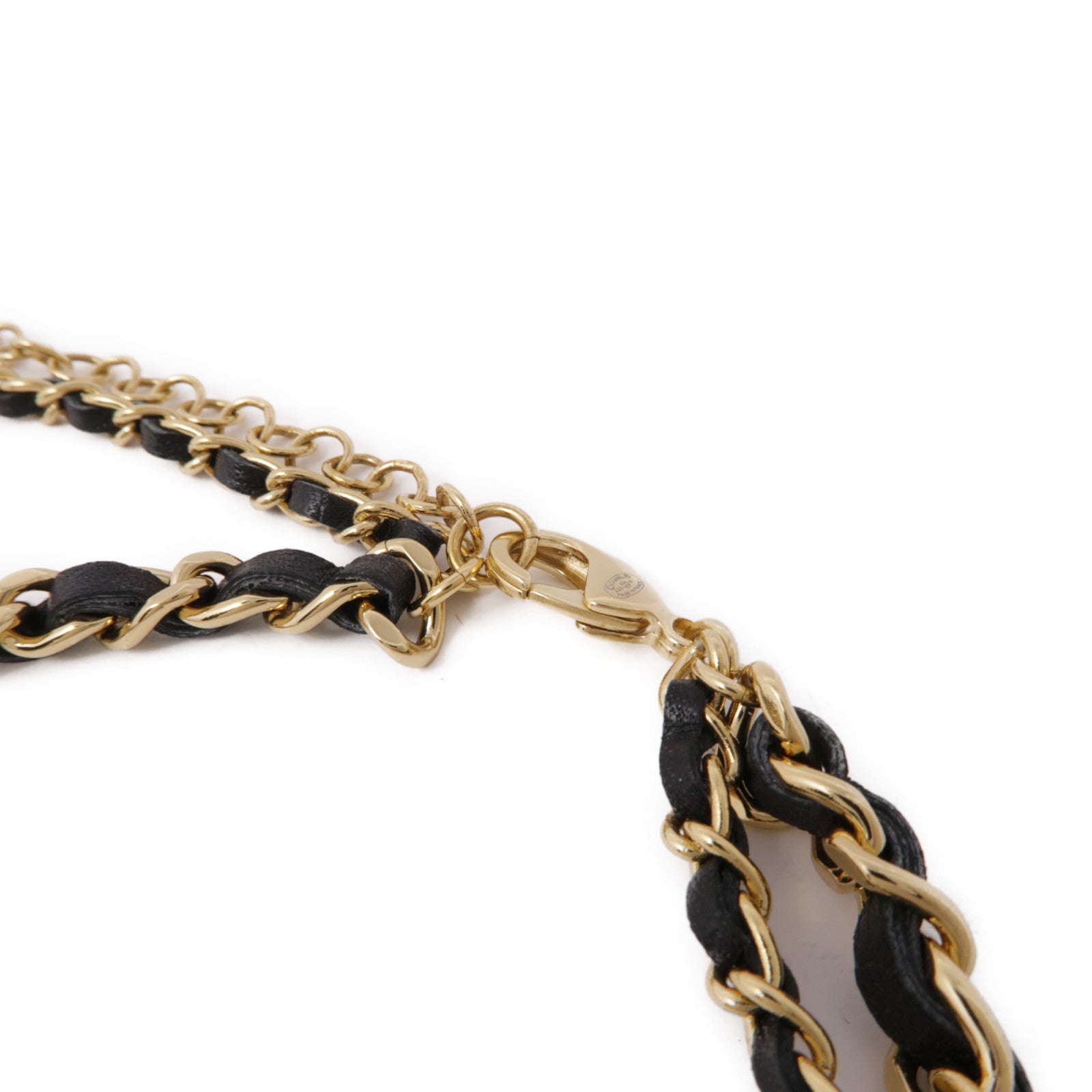 CHANEL 皮革/金屬Necklace項鍊