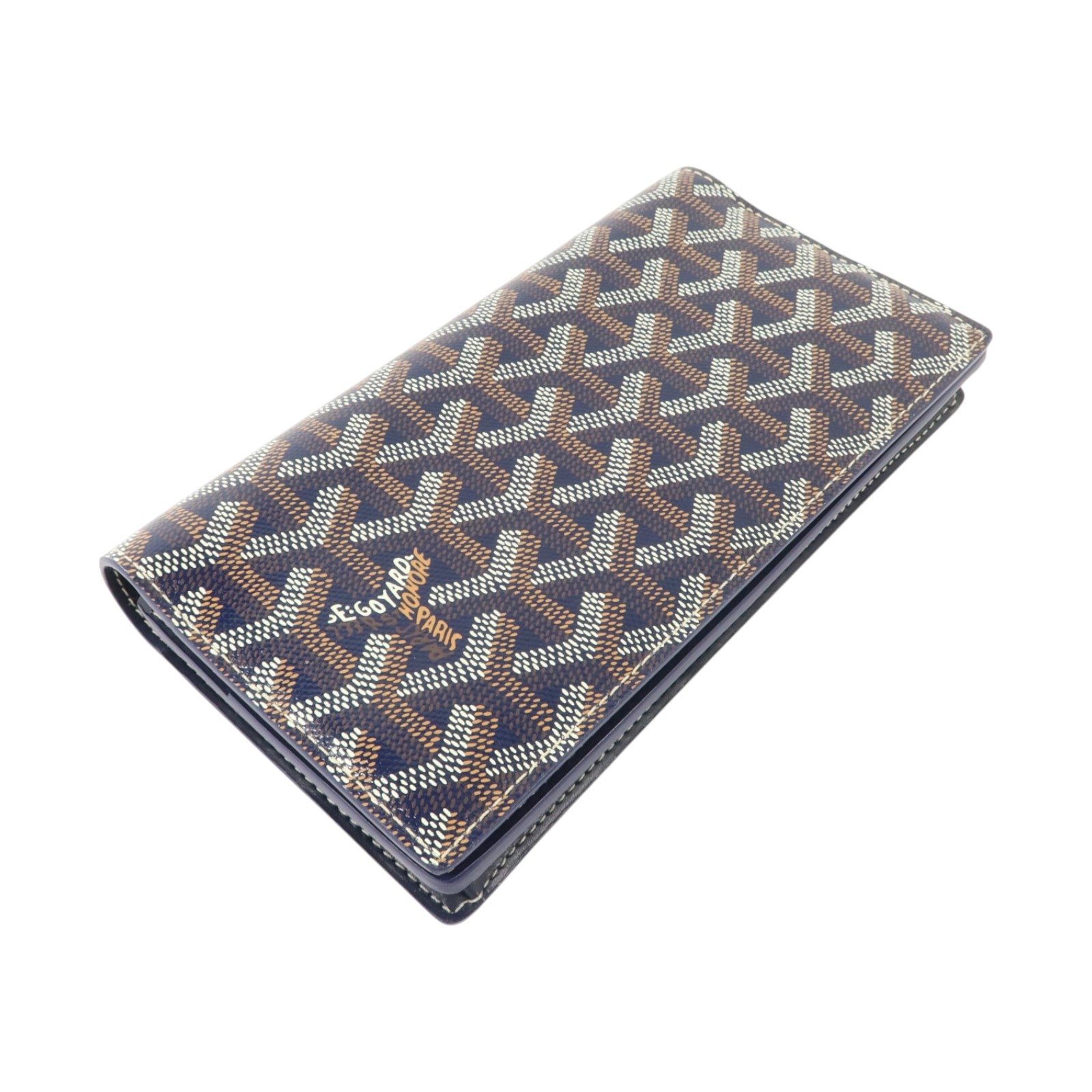 GOYARD 塗層帆布Richelieu Wallet銀扣長錢包