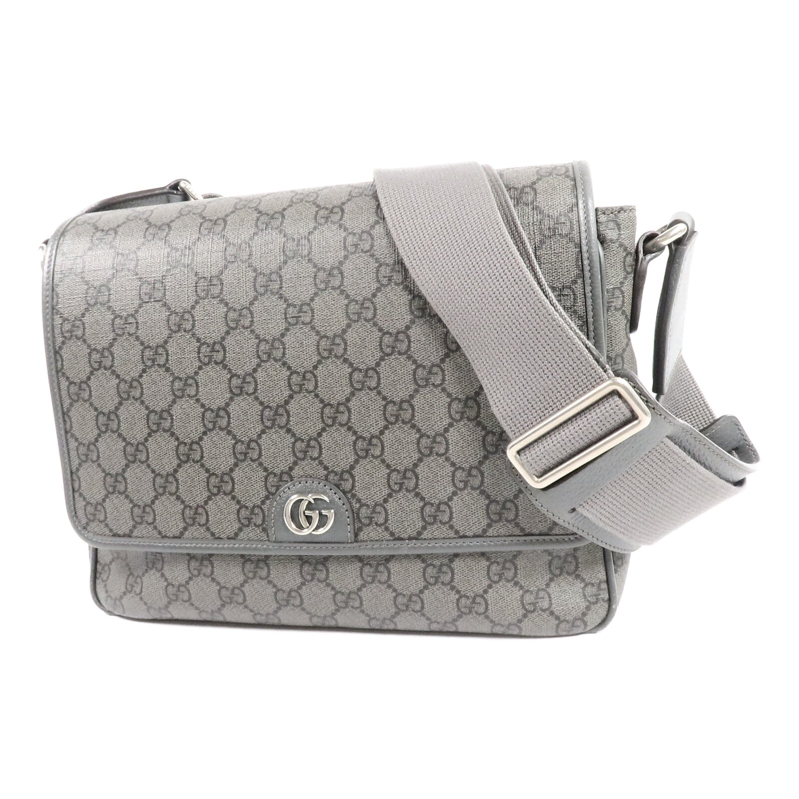 GUCCI 塗層帆布Ophidia Messenger肩背袋