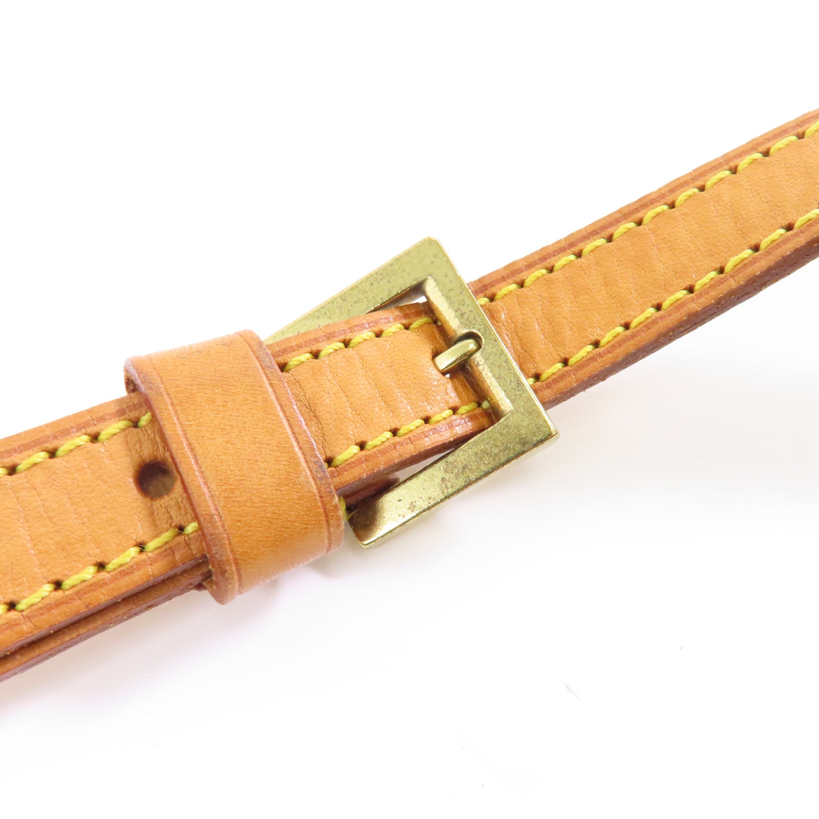 LOUIS VUITTON Monogram Trotteur金扣肩背袋棕色