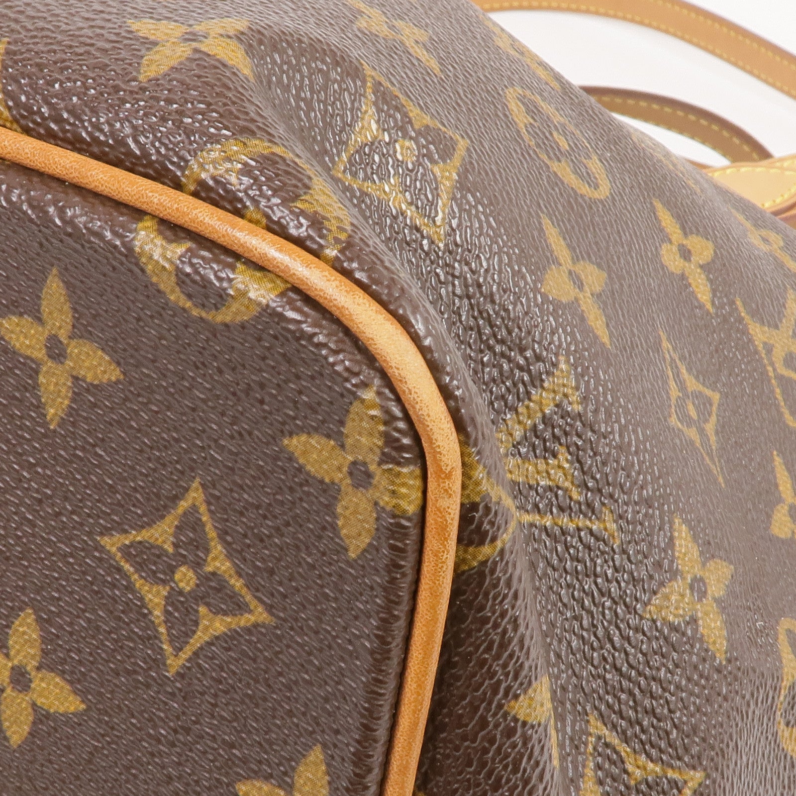 LOUIS VUITTON Monogram Palermo PM金扣手挽肩背兩用袋棕色