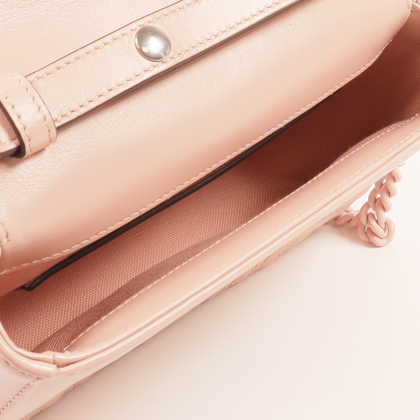 GUCCI 牛皮皮革GG Marmont銀扣手挽肩背兩用袋