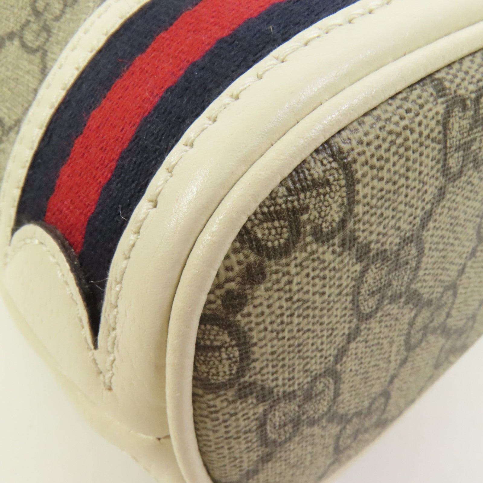 GUCCI 塗層帆布Ophidia Mini Bucket肩背袋