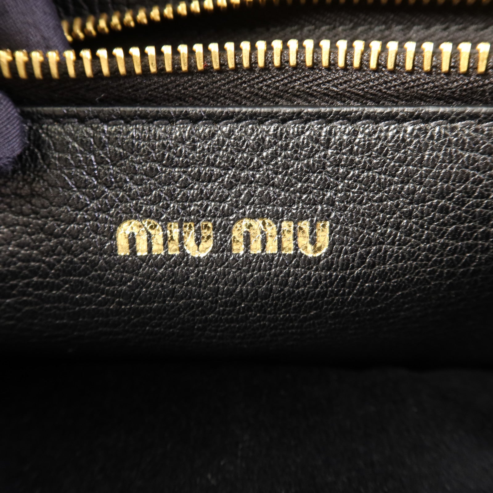Miu Miu 帆布2 Way Shoulder Bag金扣手挽肩背兩用袋