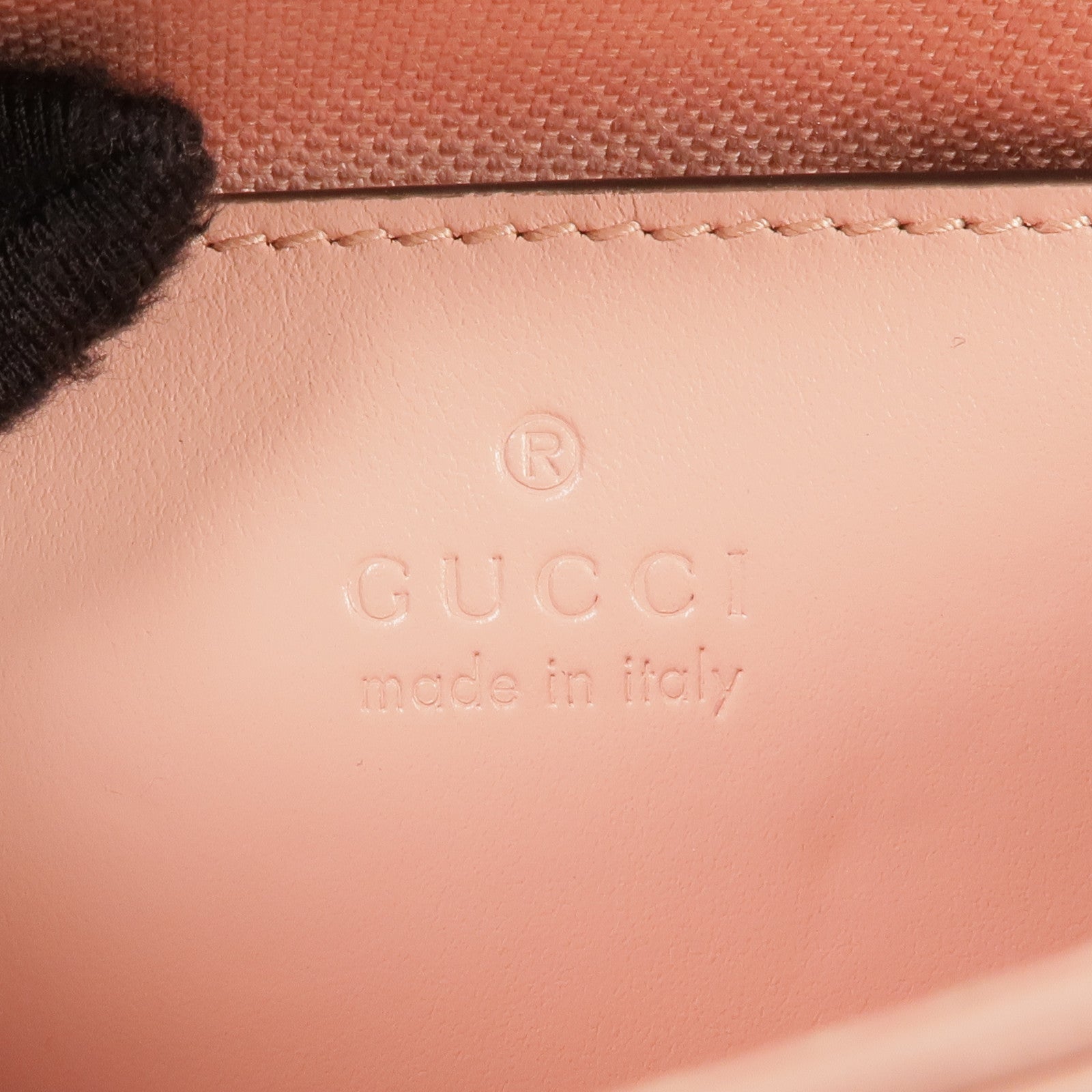 GUCCI 牛皮皮革GG Marmont銀扣手挽肩背兩用袋