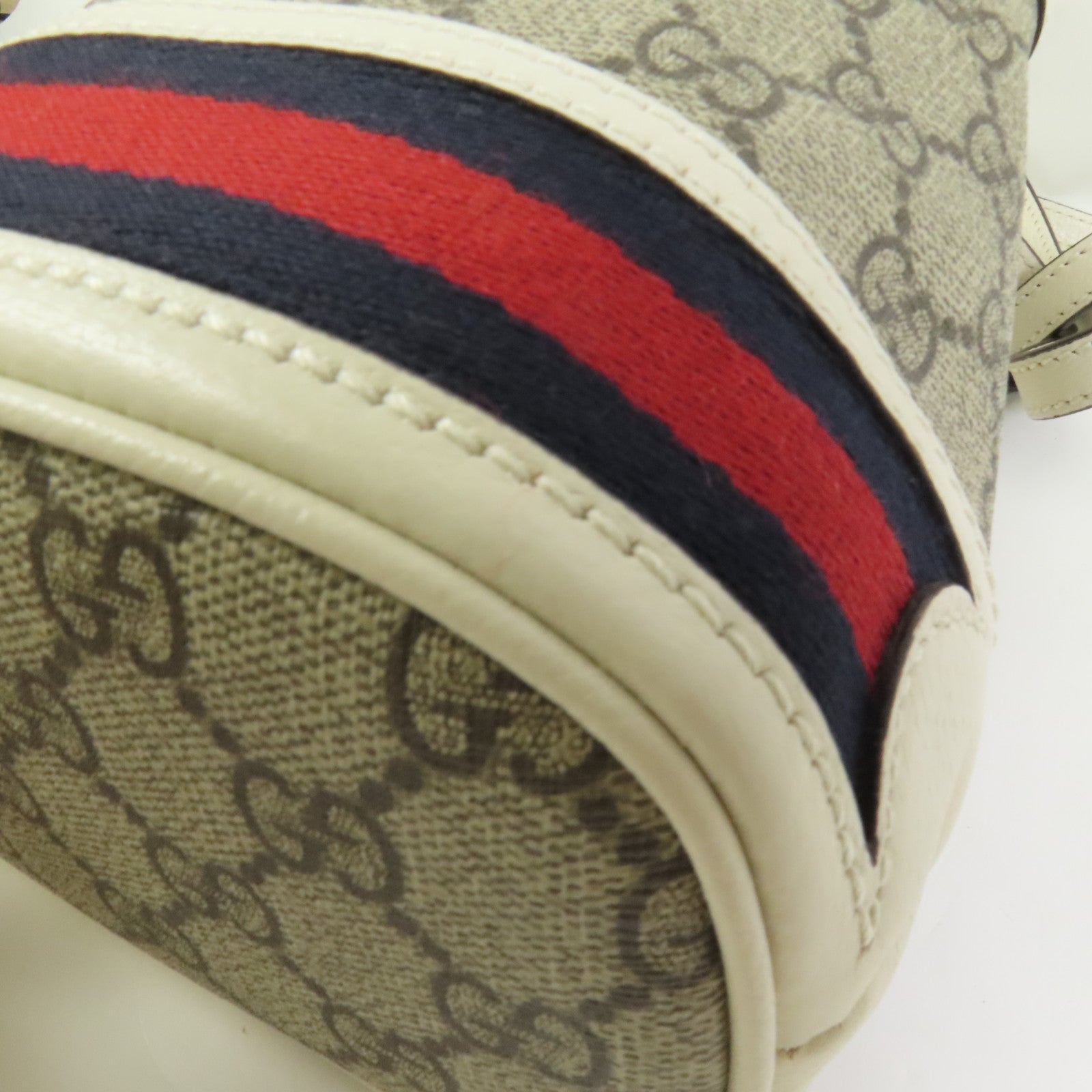 GUCCI 塗層帆布Ophidia Mini Bucket肩背袋