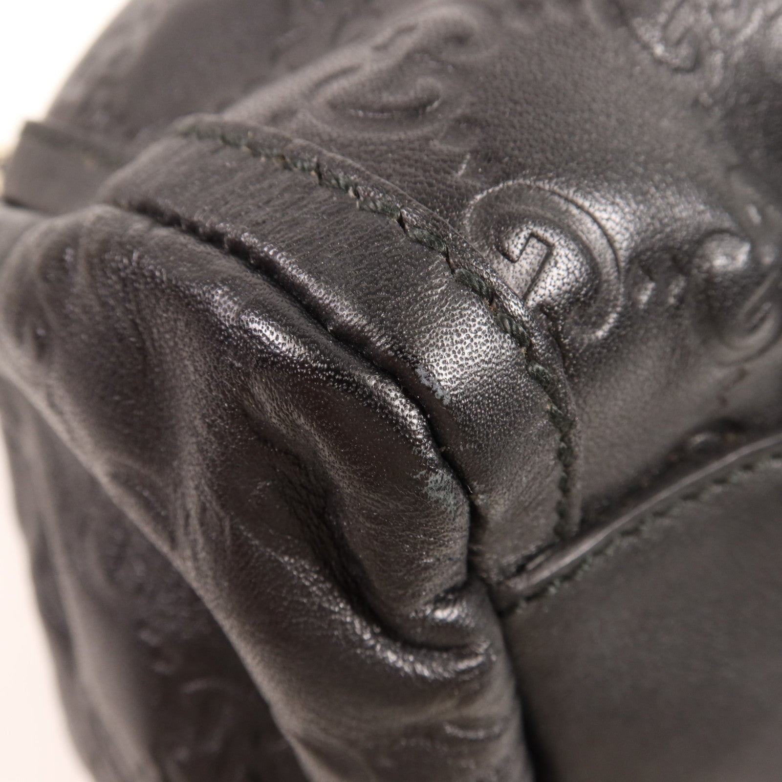 GUCCI 牛皮皮革Shoulder Bag金扣肩背袋