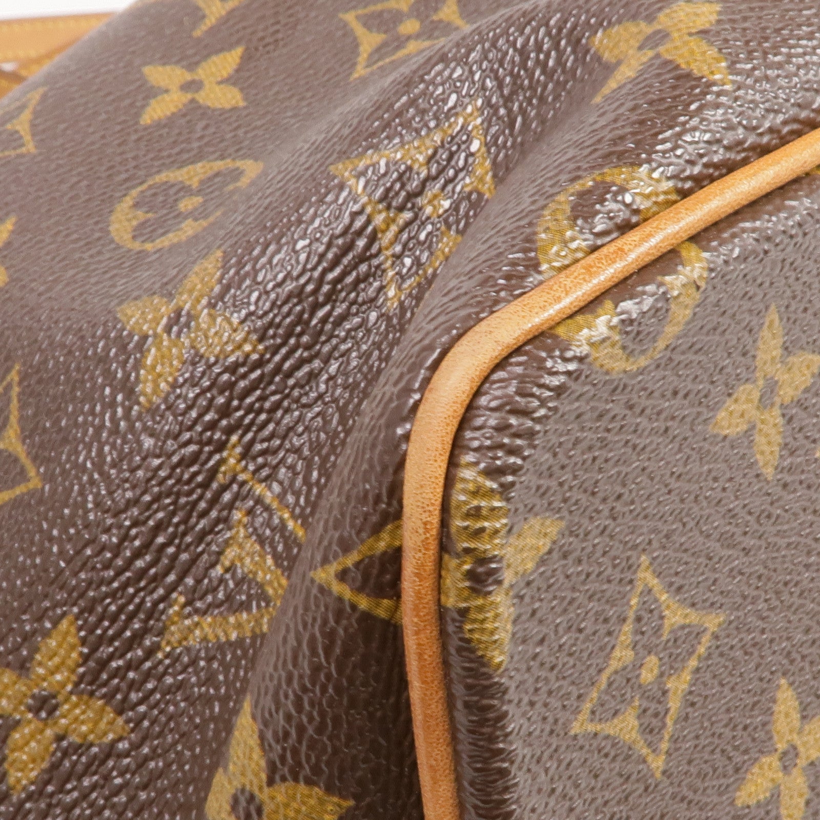 LOUIS VUITTON Monogram Palermo PM金扣手挽肩背兩用袋棕色