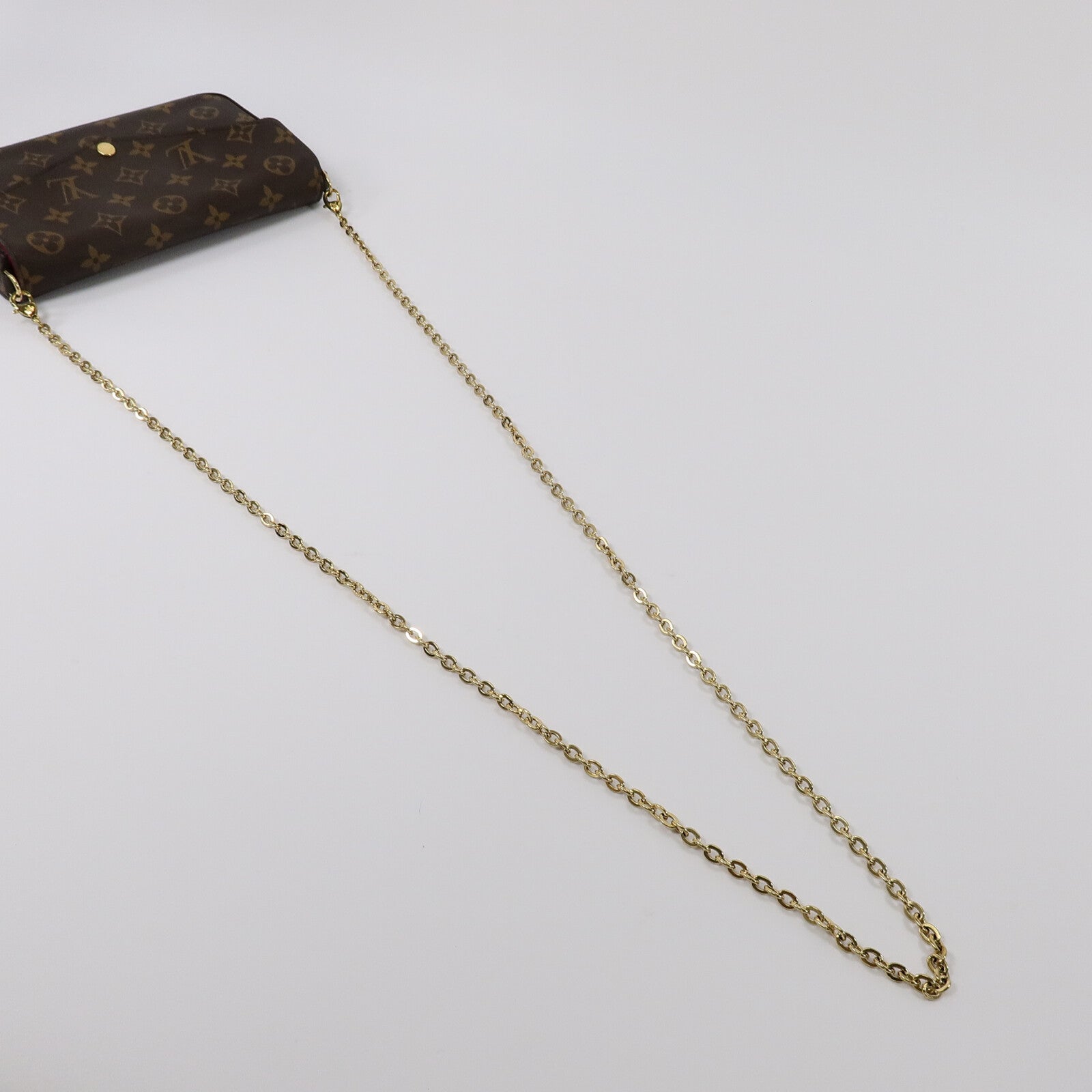 LOUIS VUITTON Monogram Felicie Pochette鏈帶肩背袋