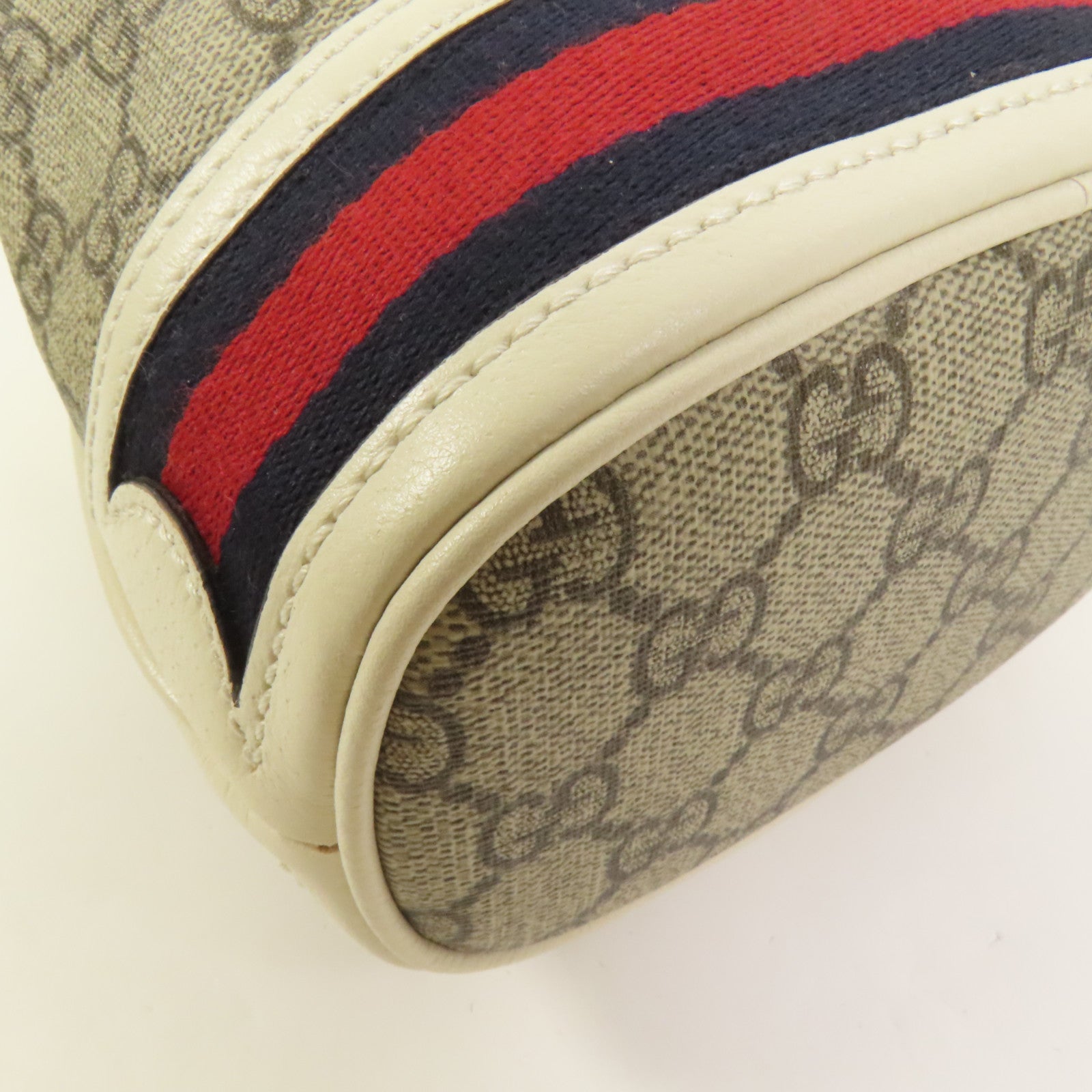 GUCCI 塗層帆布Ophidia Mini Bucket肩背袋