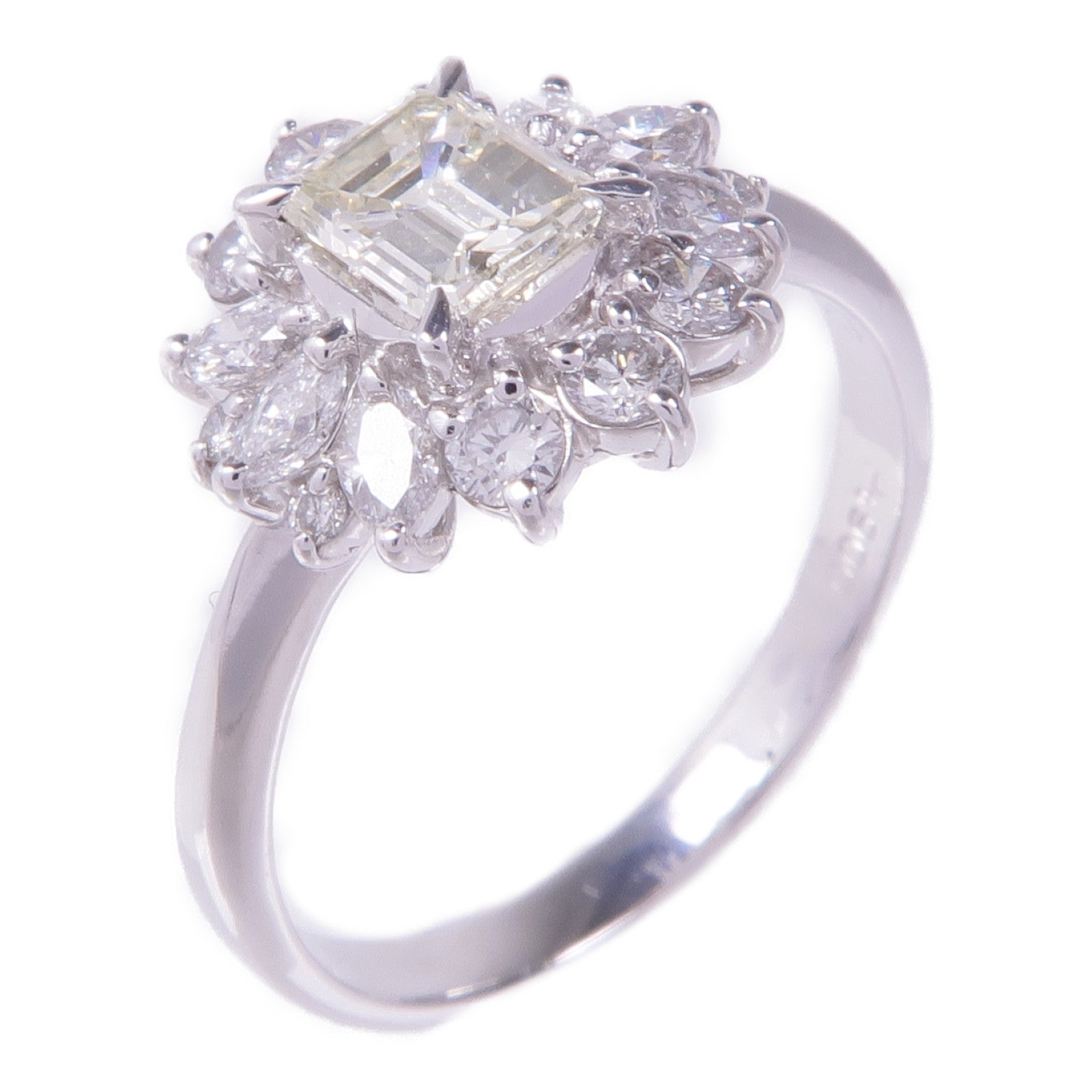 JEWELRY 【激減優惠】PT900鉑金Diamond Ring鑽石戒指US#6.5