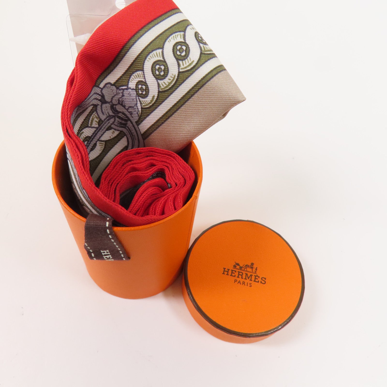 HERMES 絲質Twilly絲巾