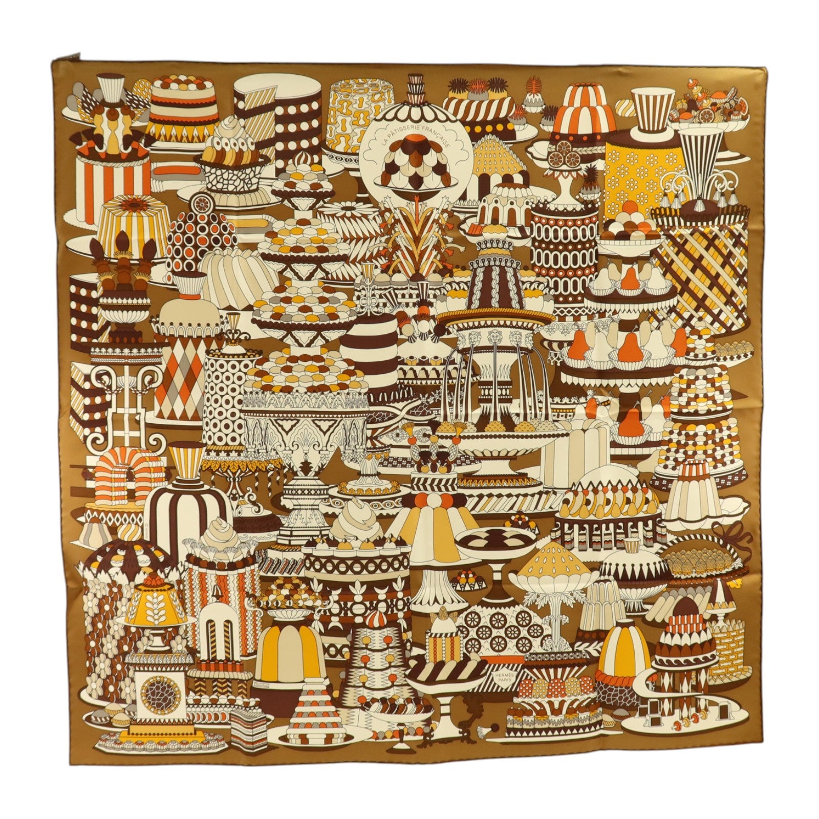 HERMES 絲質Scarf 90x90cm絲巾