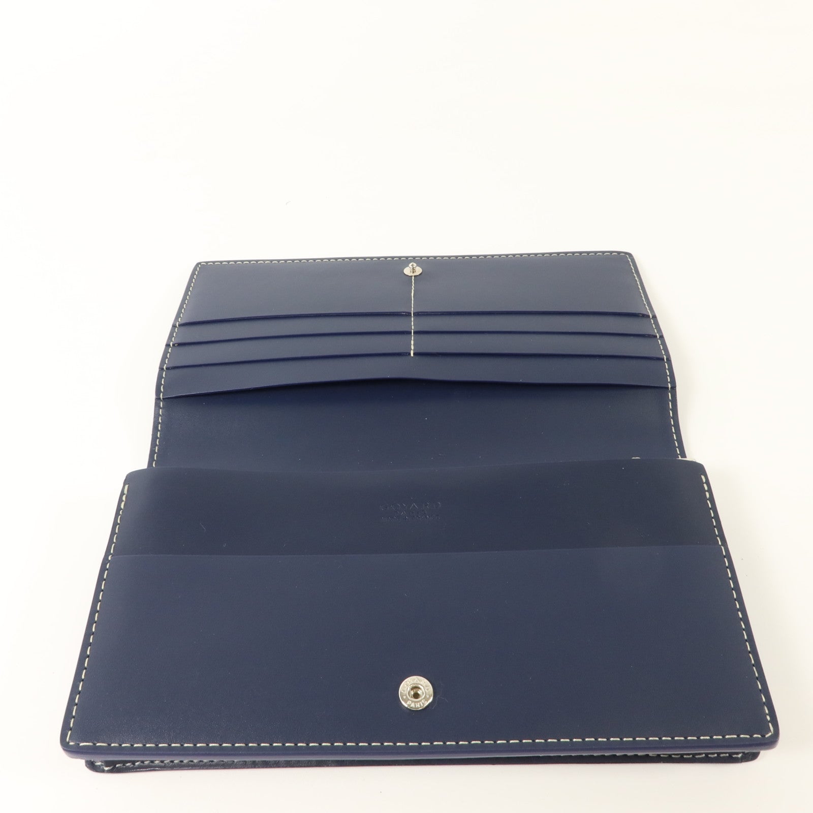 GOYARD 塗層帆布Richelieu Wallet銀扣長錢包