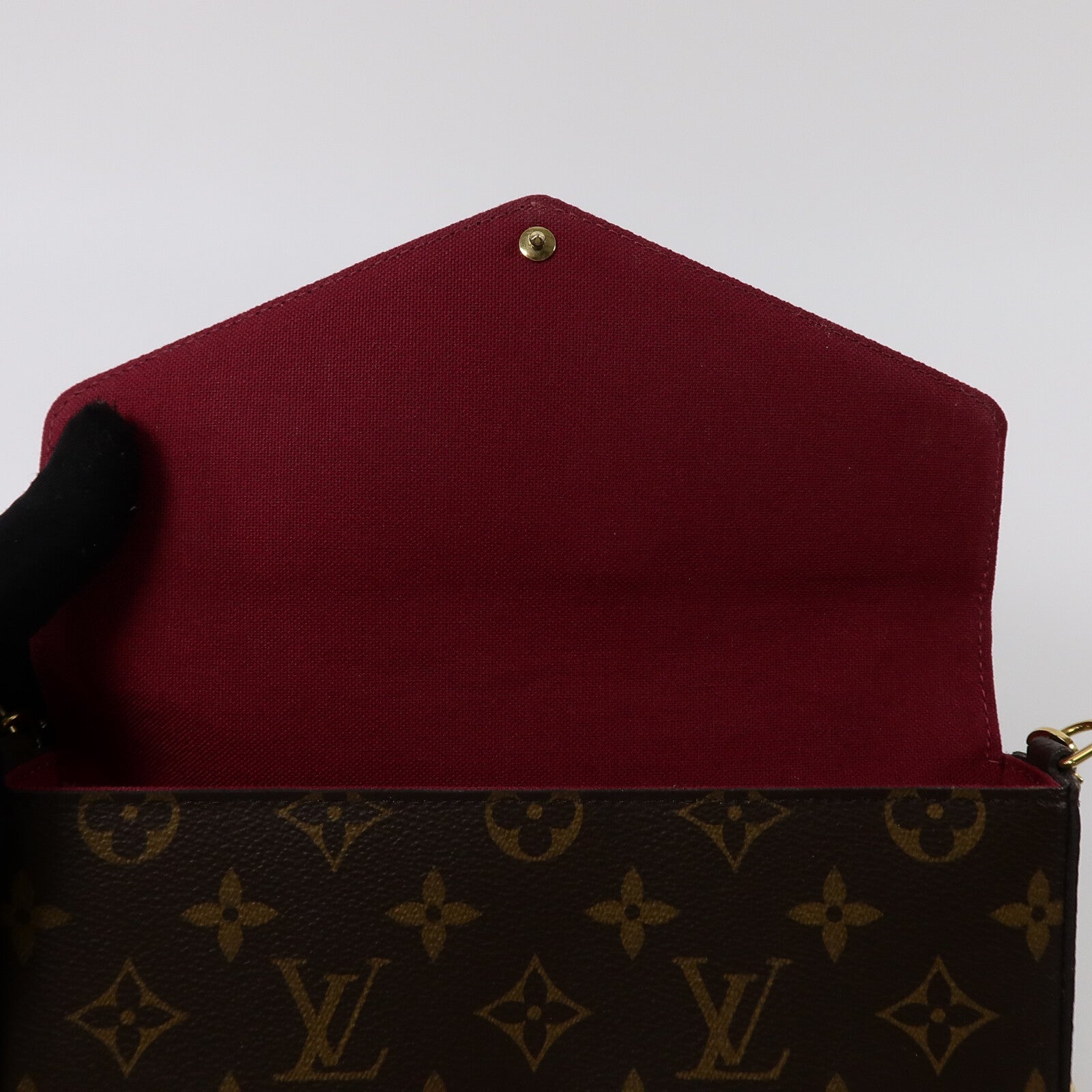 LOUIS VUITTON Monogram Felicie Pochette鏈帶肩背袋