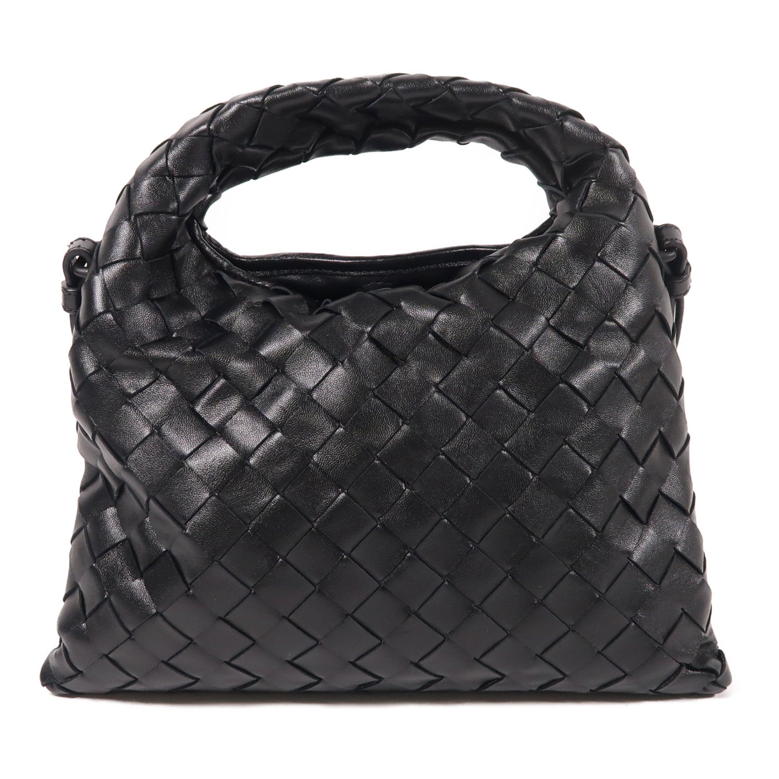 BOTTEGA VENETA 牛皮皮革Mini Hop金扣手挽肩背兩用袋