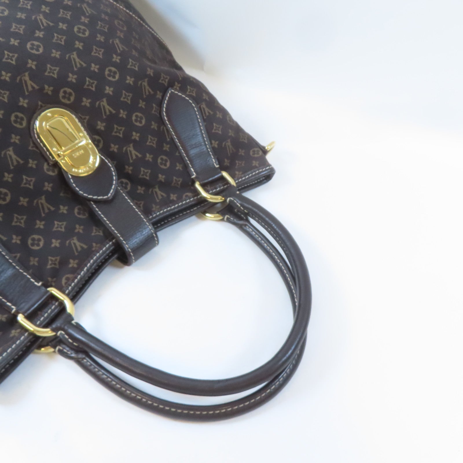 LOUIS VUITTON Monogram Idylle Elegie金扣手挽肩背兩用袋啡色
