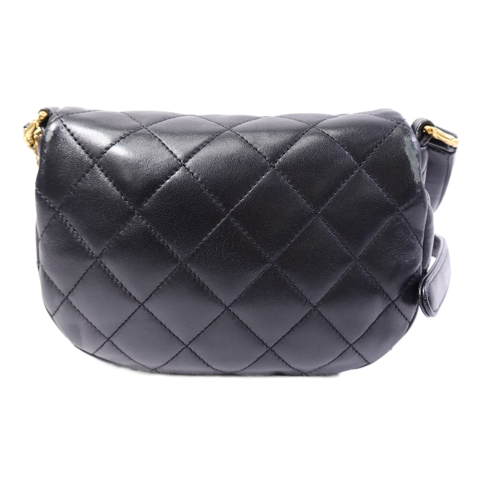 CHANEL 羊皮皮革Coco Mail Crossbody鏈帶肩背袋