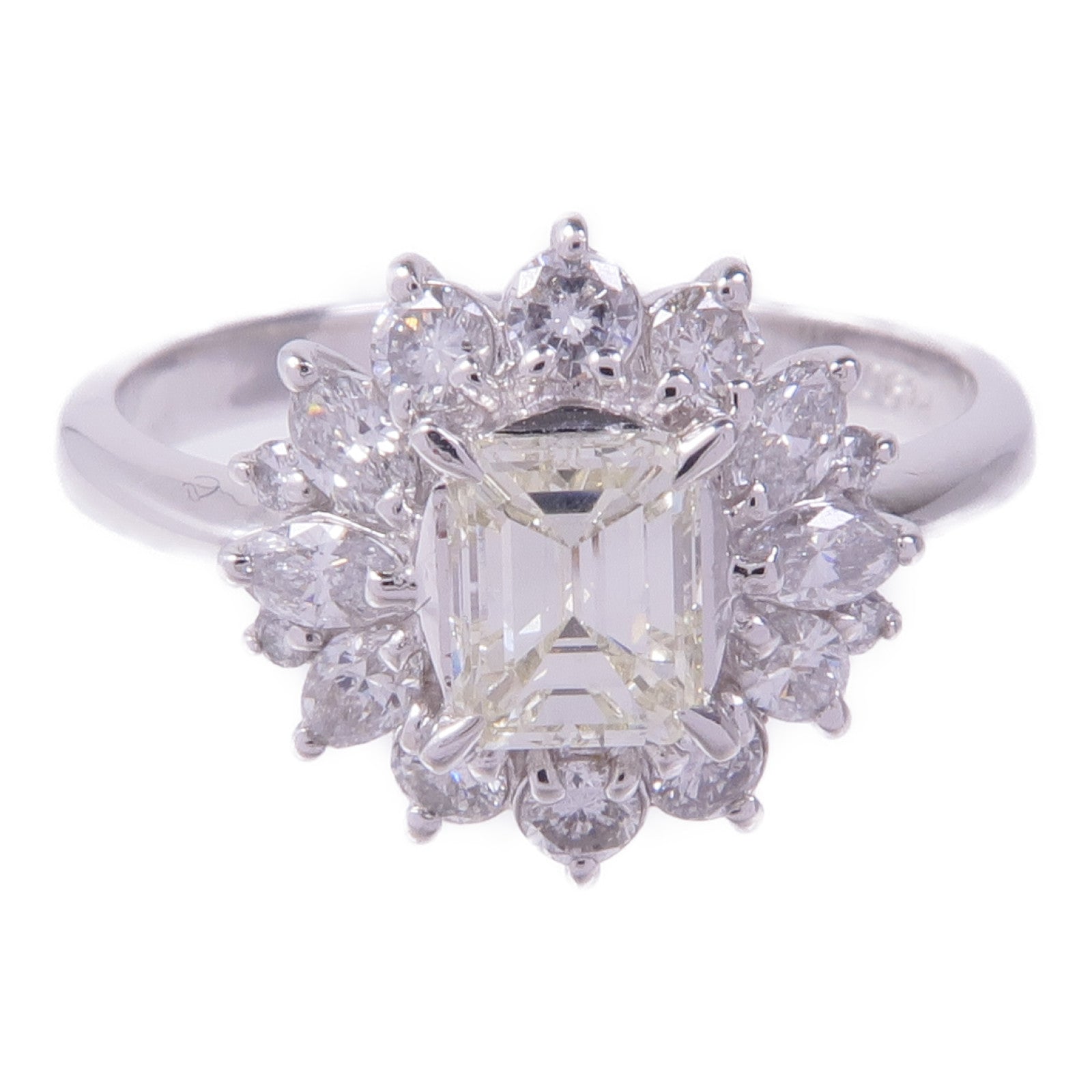 JEWELRY 【激減優惠】PT900鉑金Diamond Ring鑽石戒指US#6.5
