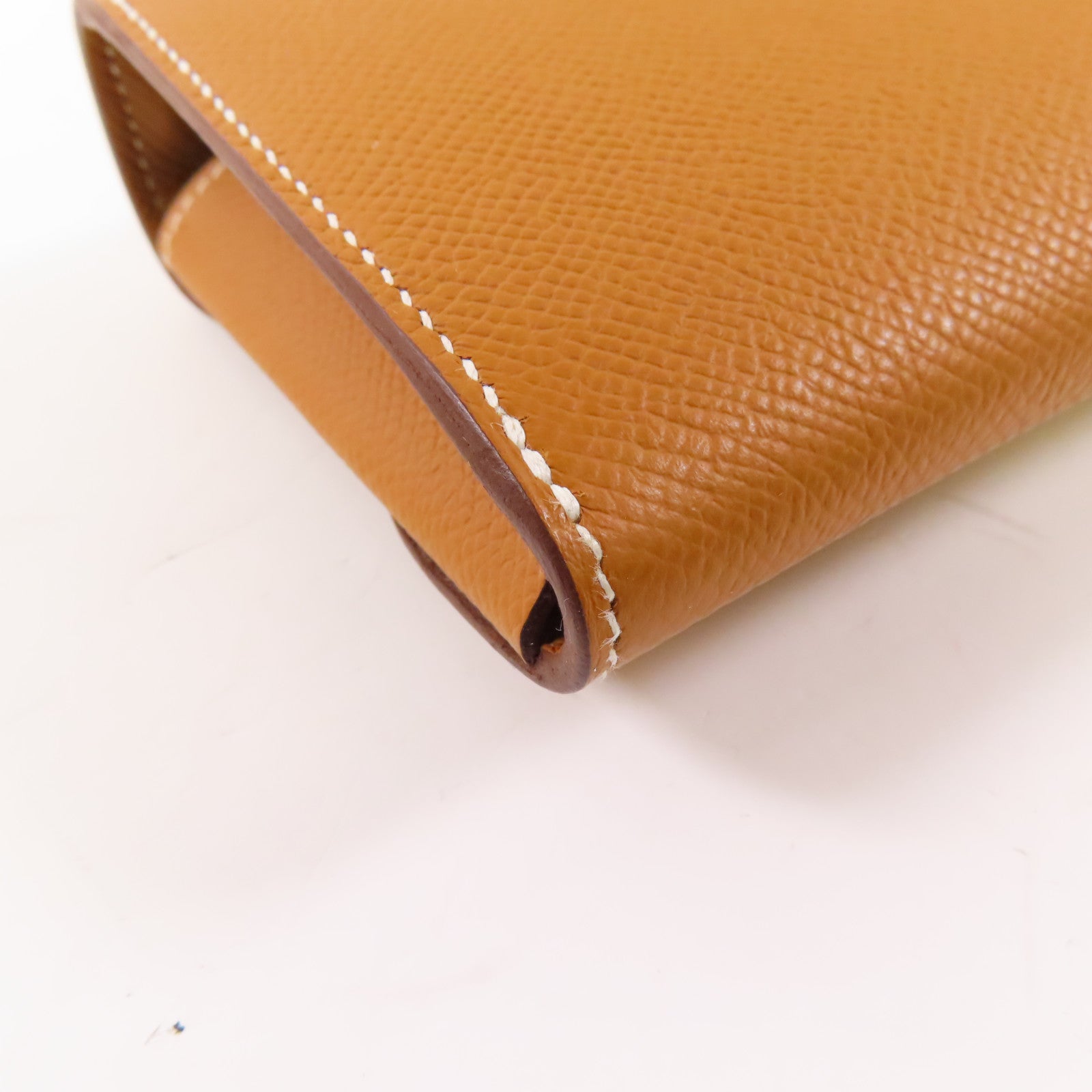 HERMES 【激減優惠】Epsom皮革Chaine d'Ancre To Go銀扣肩背袋Gold