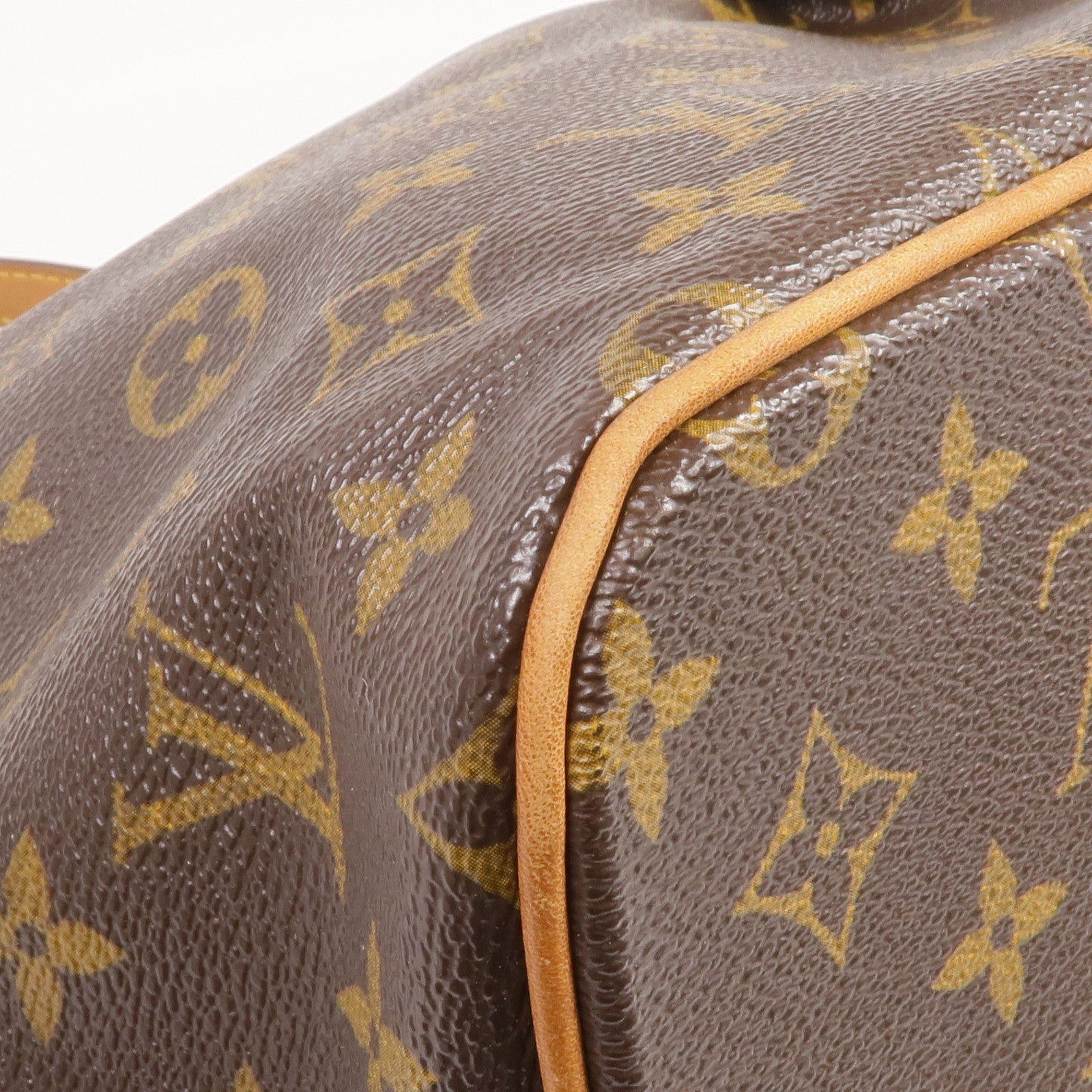 LOUIS VUITTON Monogram Palermo PM金扣手挽肩背兩用袋棕色