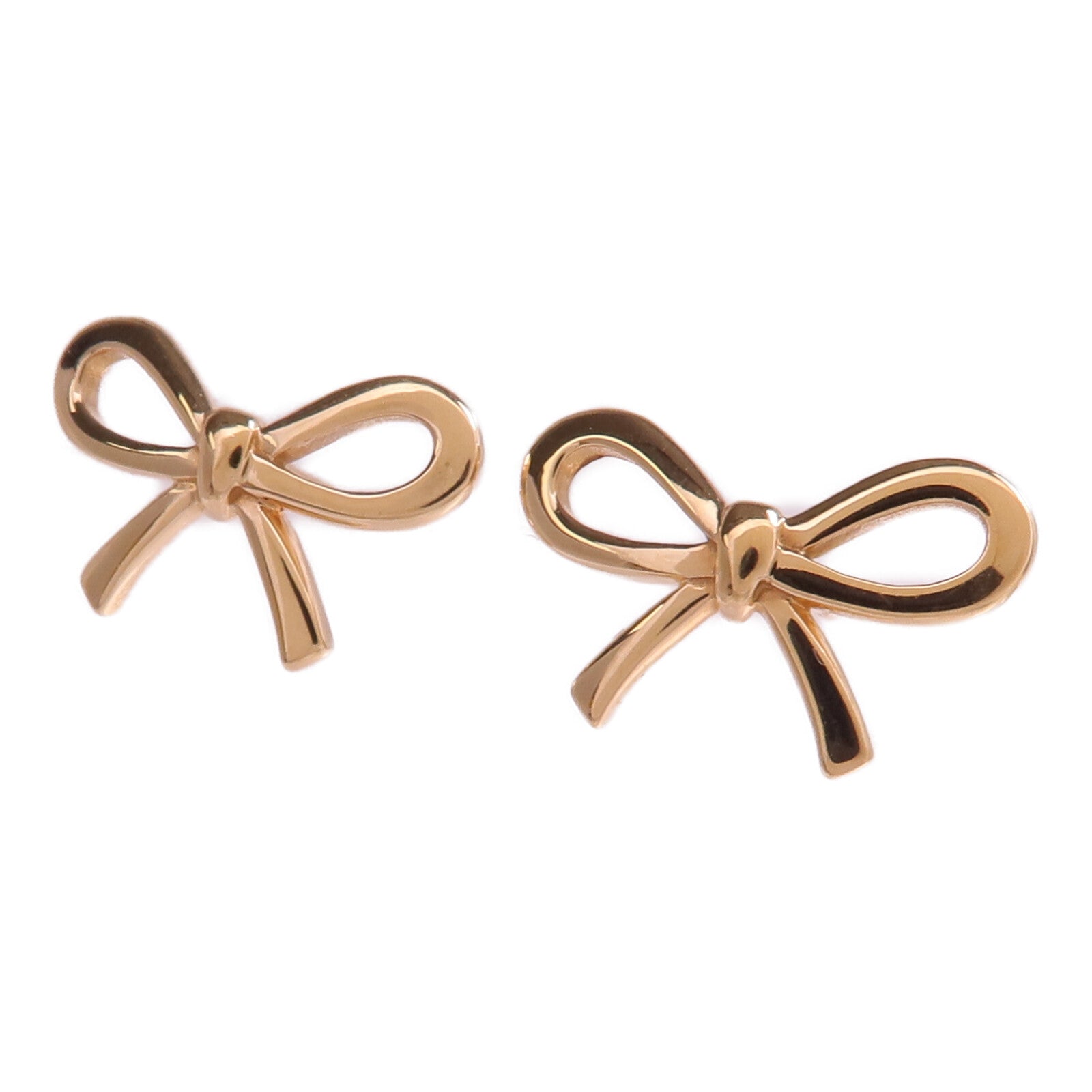 TIFFANY＆CO 18K黃金Bow Earring耳環